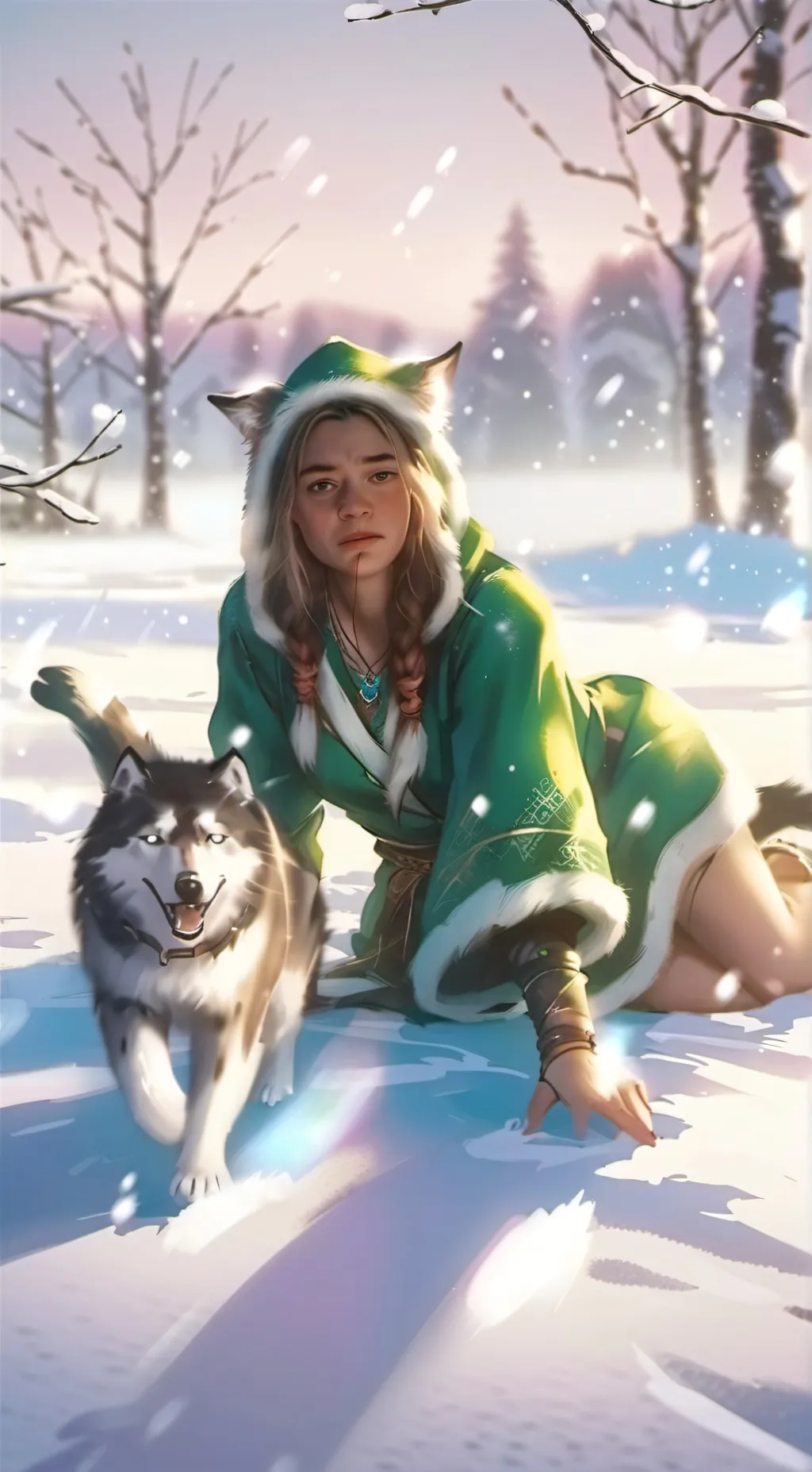 ai character: Tiana background