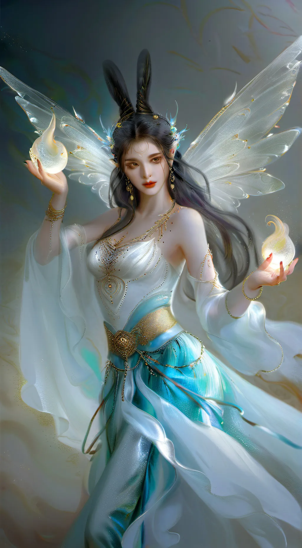 ai character: Anglel background