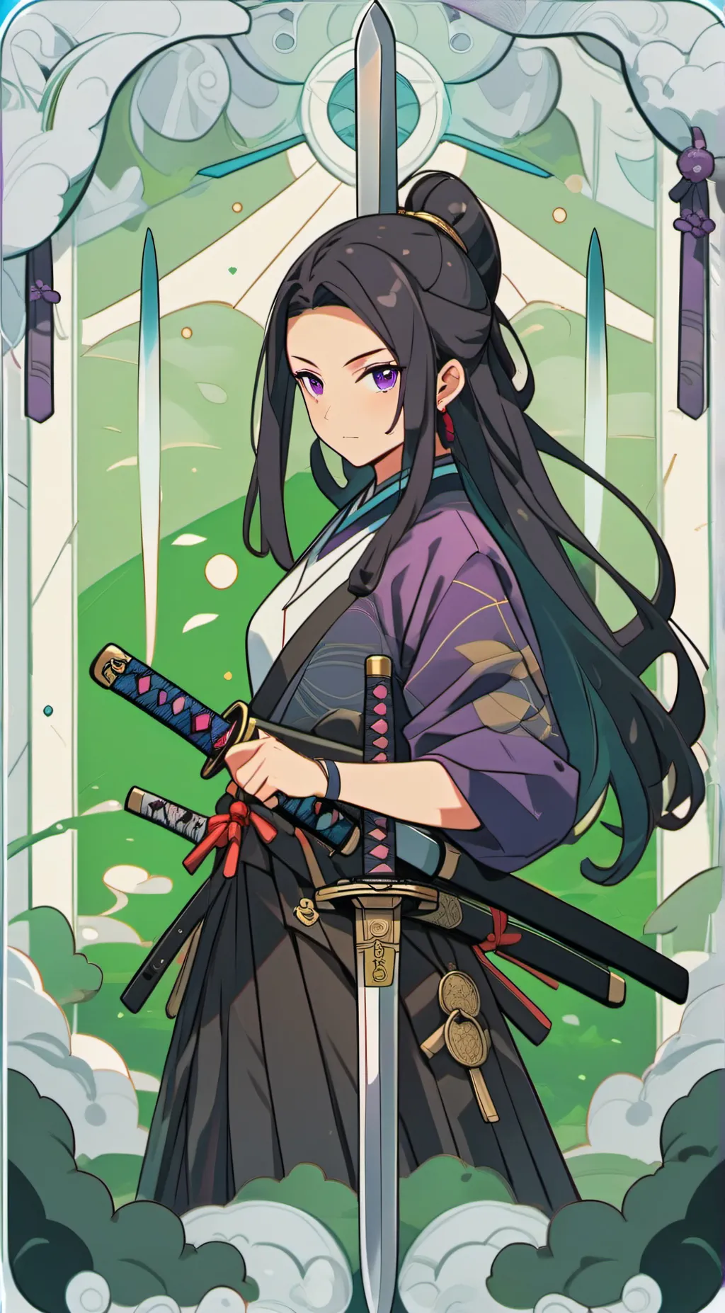 ai character: akira the samurai background