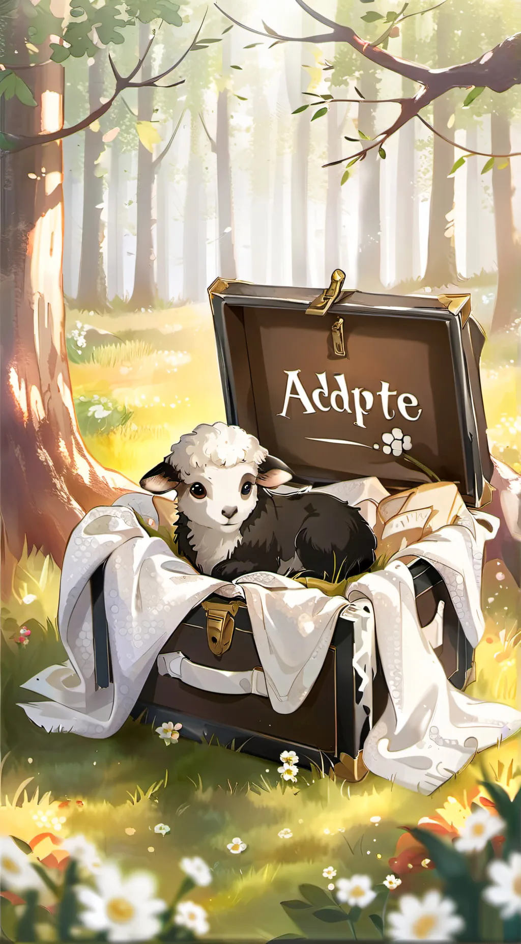 ai character: 🍮🖤pudding🖤🍮 background