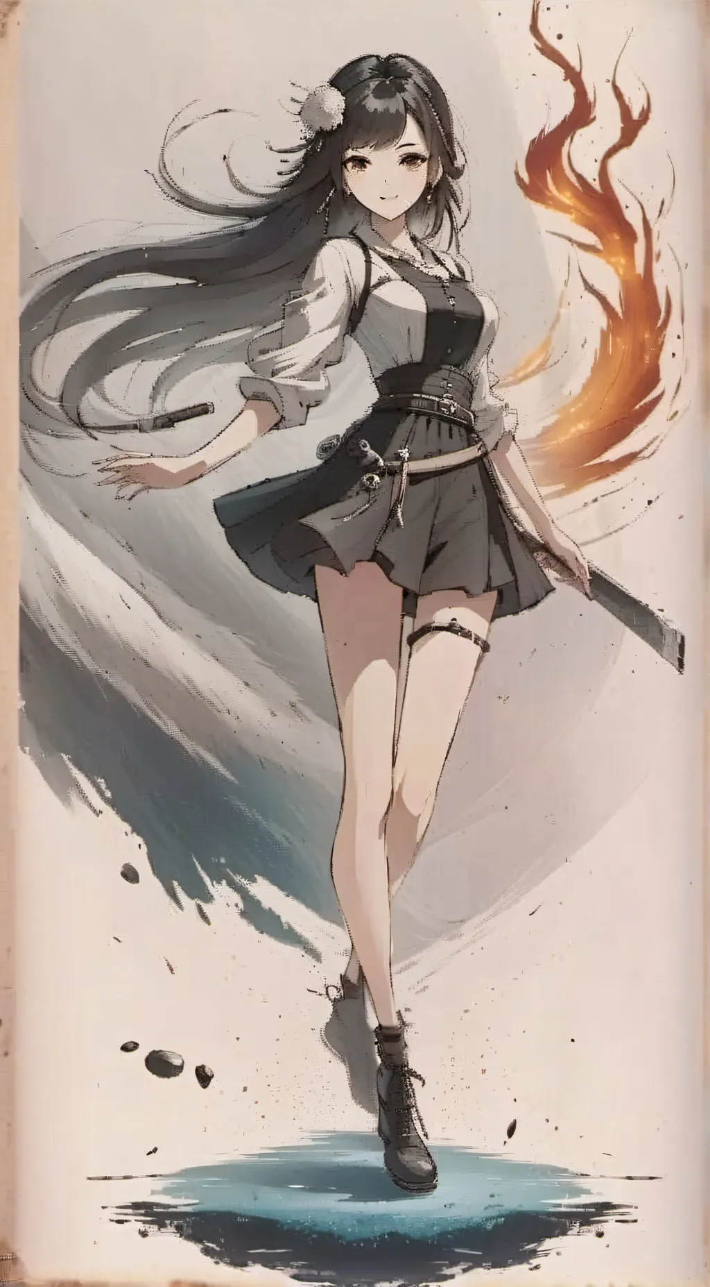 ai character: 鬼滅の刃 background