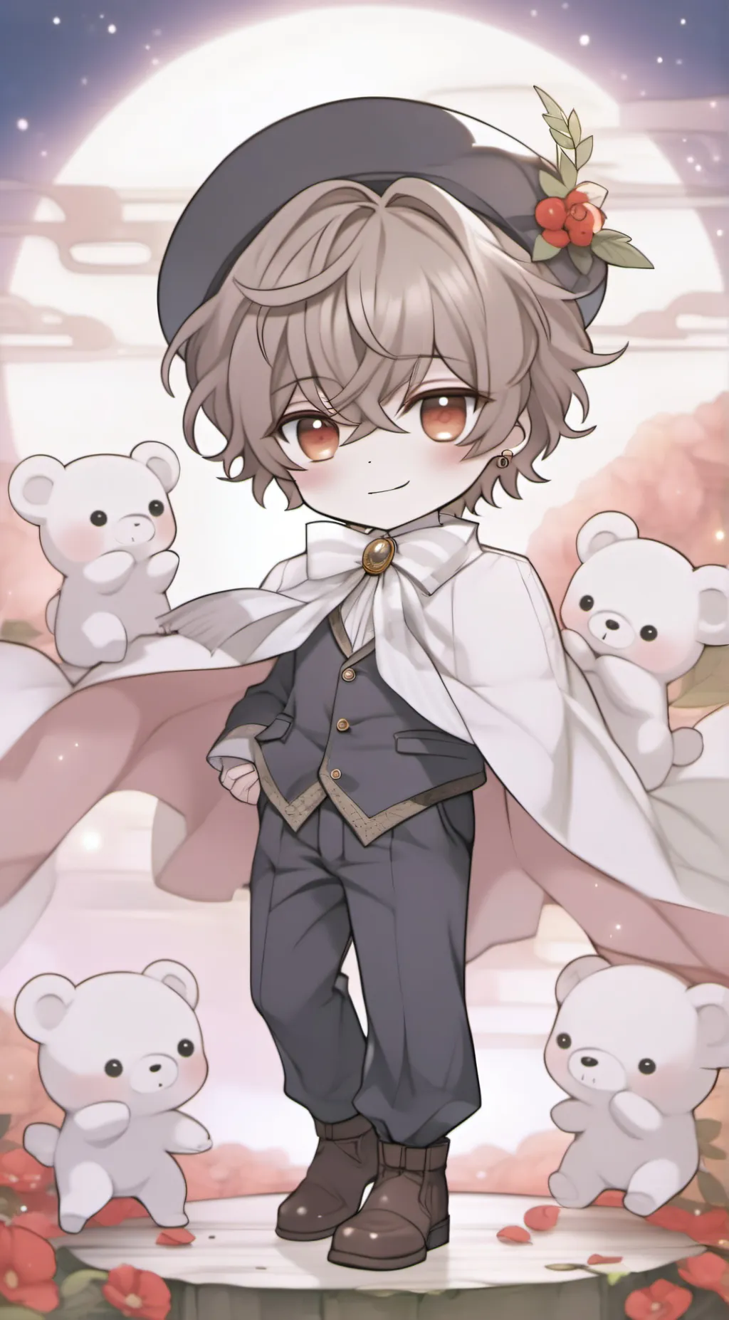 ai character: Name Test background