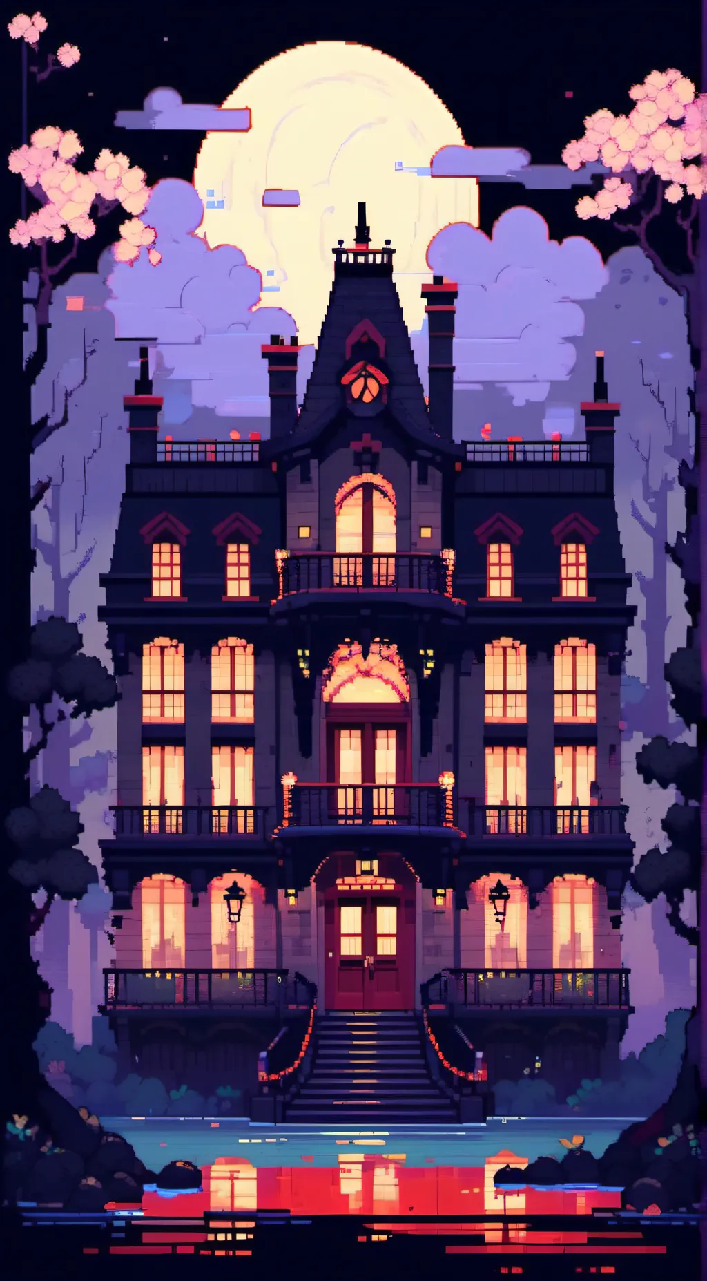 ai character: 🩸🥀Hazbin Hotel❤️🌹 background