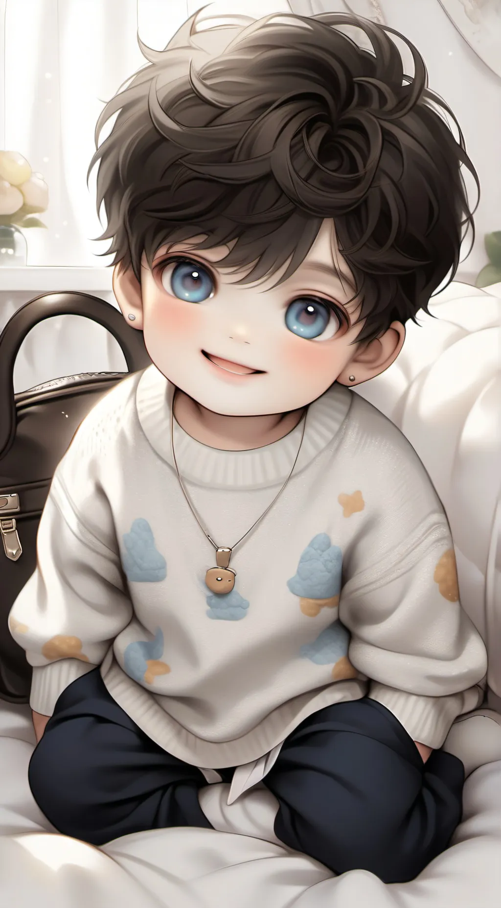 ai character: baby luka background