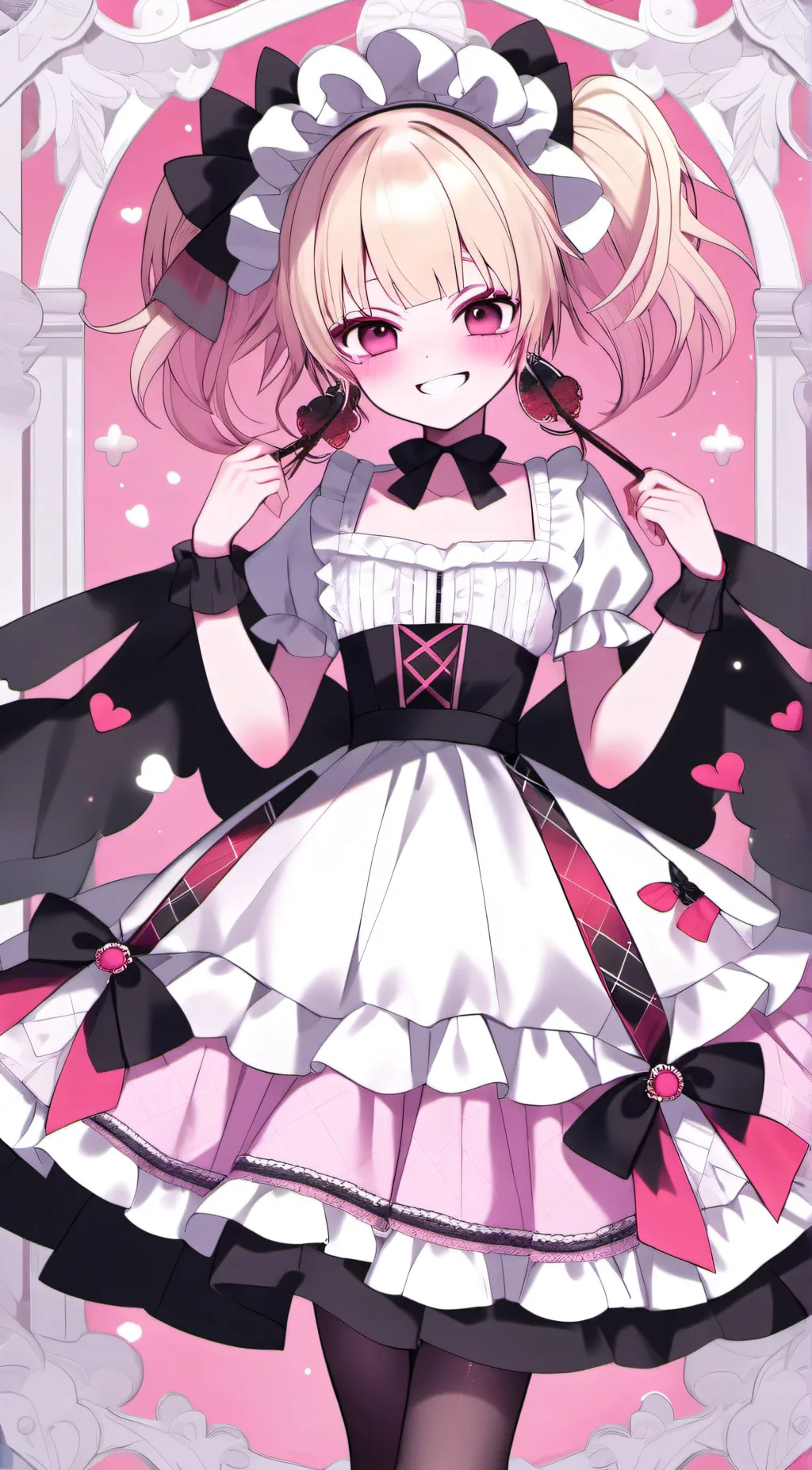 ai character: rose background