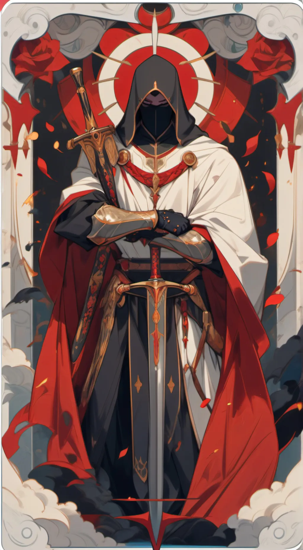 ai character: Devil sword background