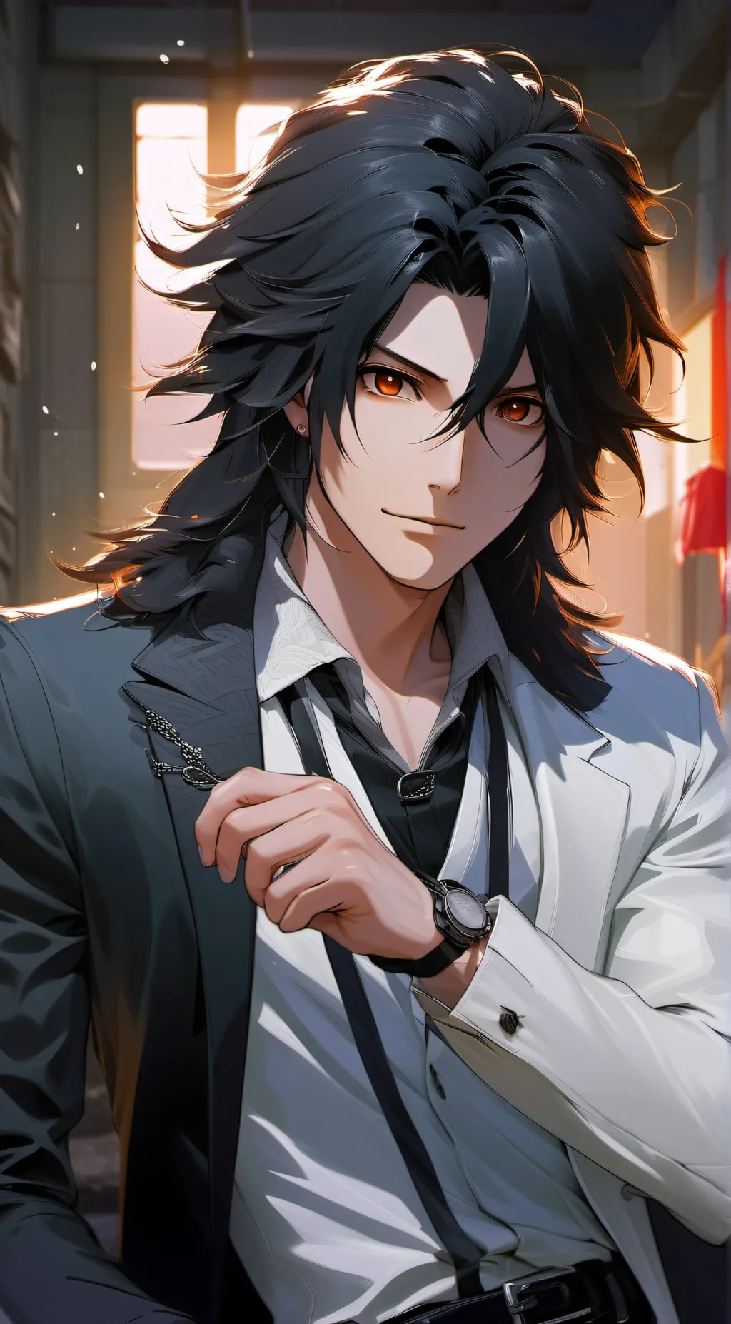 ai character: Aizawa shouta  background