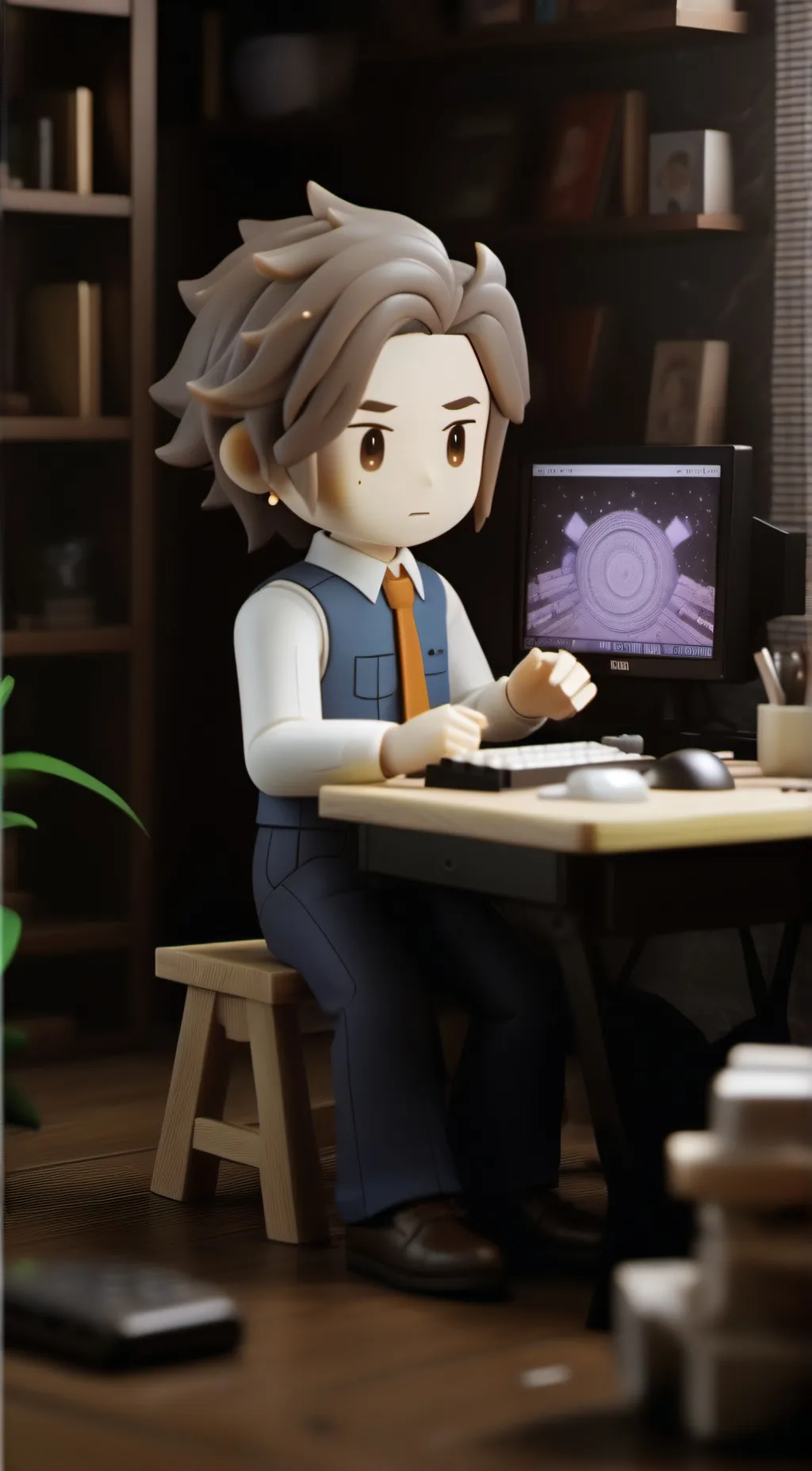 ai character: Jim's family background