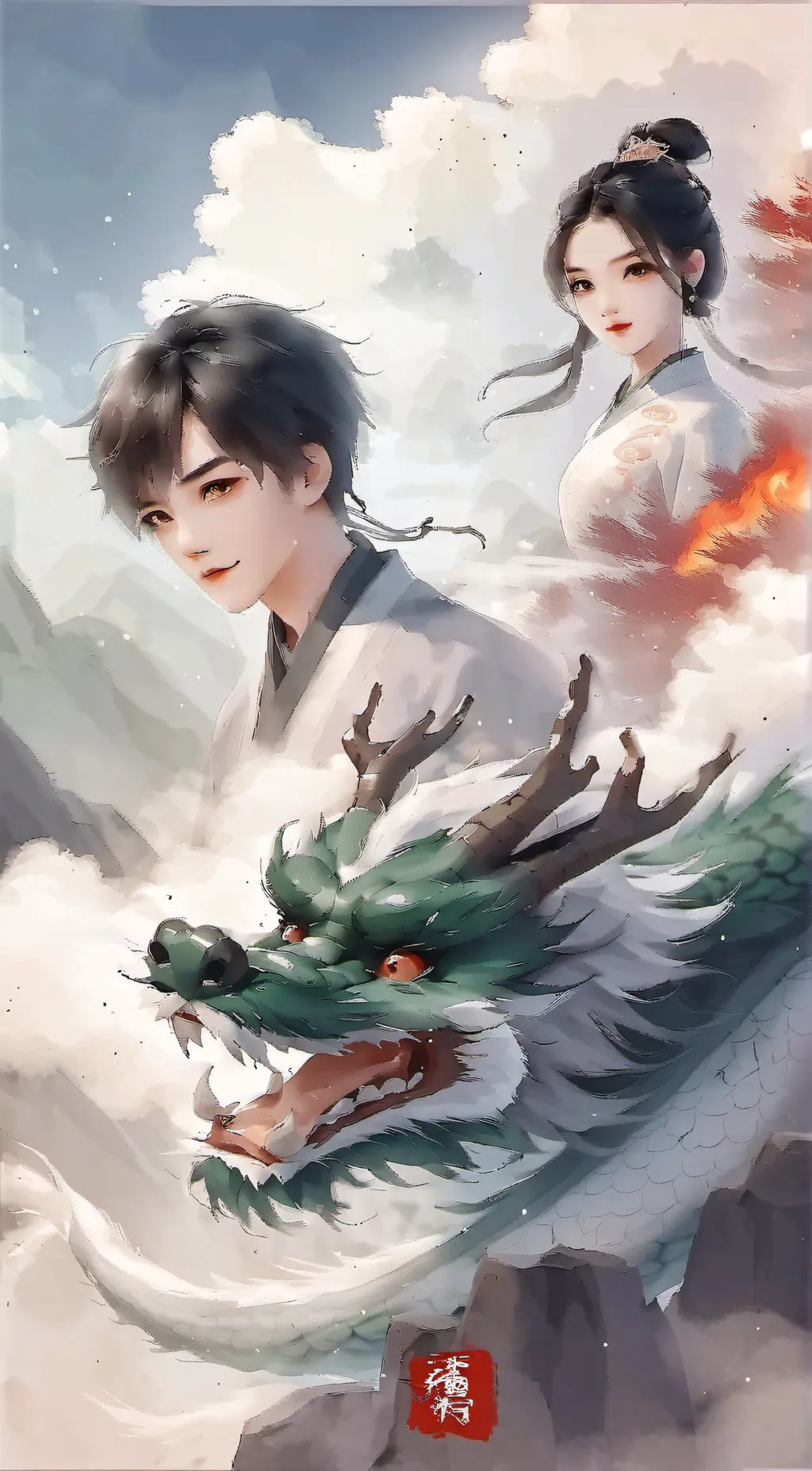 Talkie AI - Chat with Chinese dragon boy