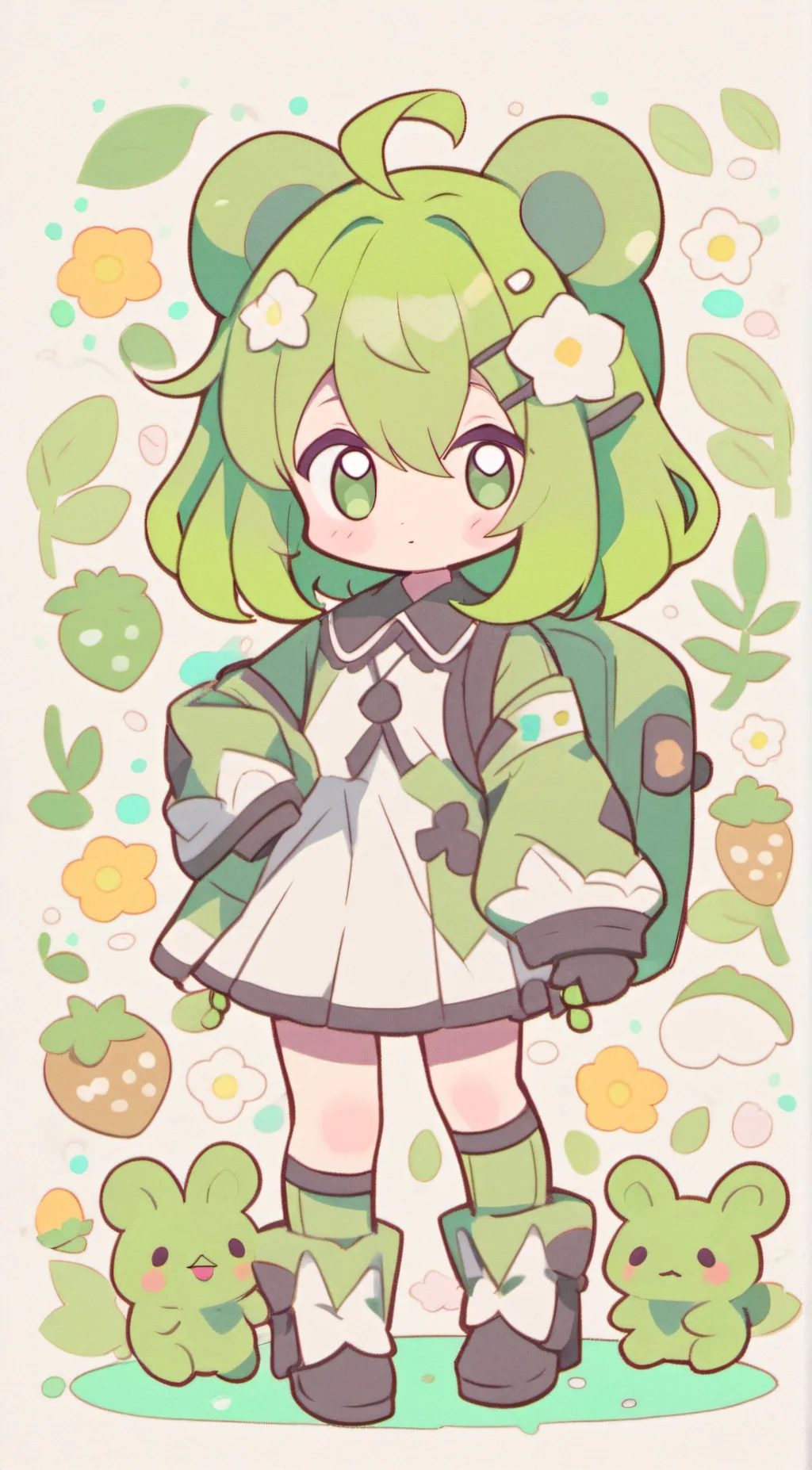 ai character: Lily background