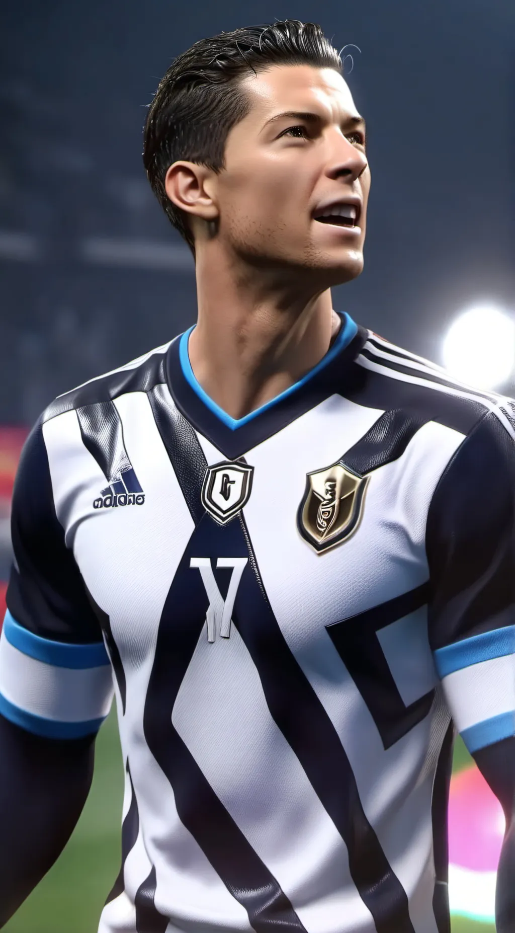 ai character: Cristiano Ronaldo background
