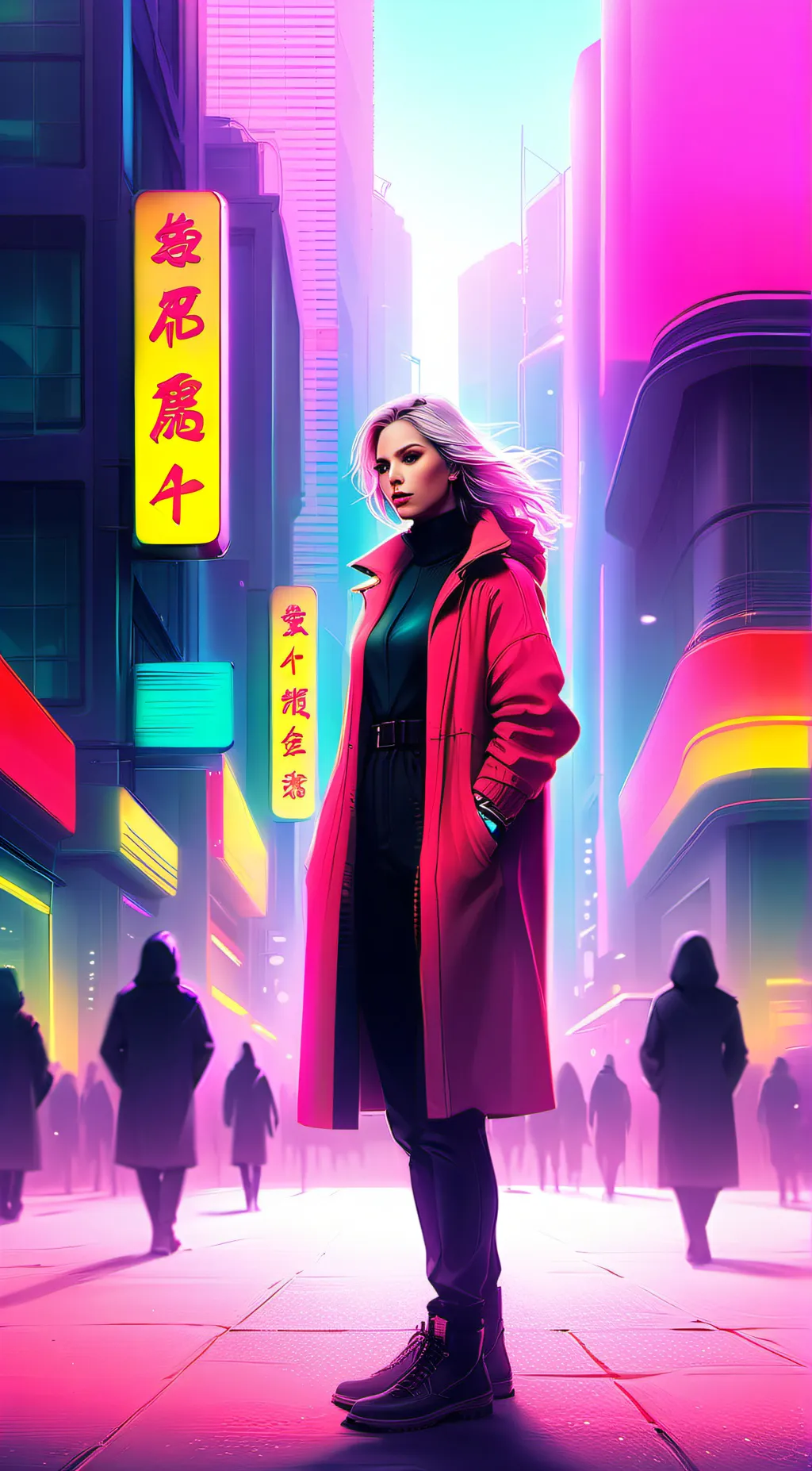 ai character: Veronica  background