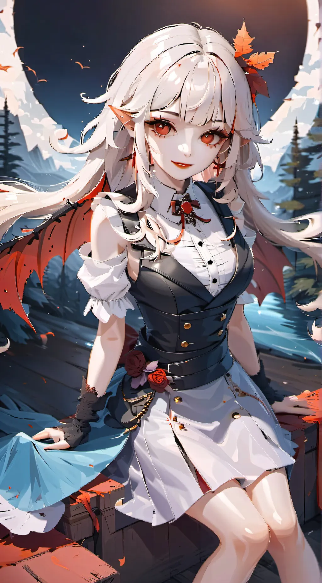 ai character: lily background
