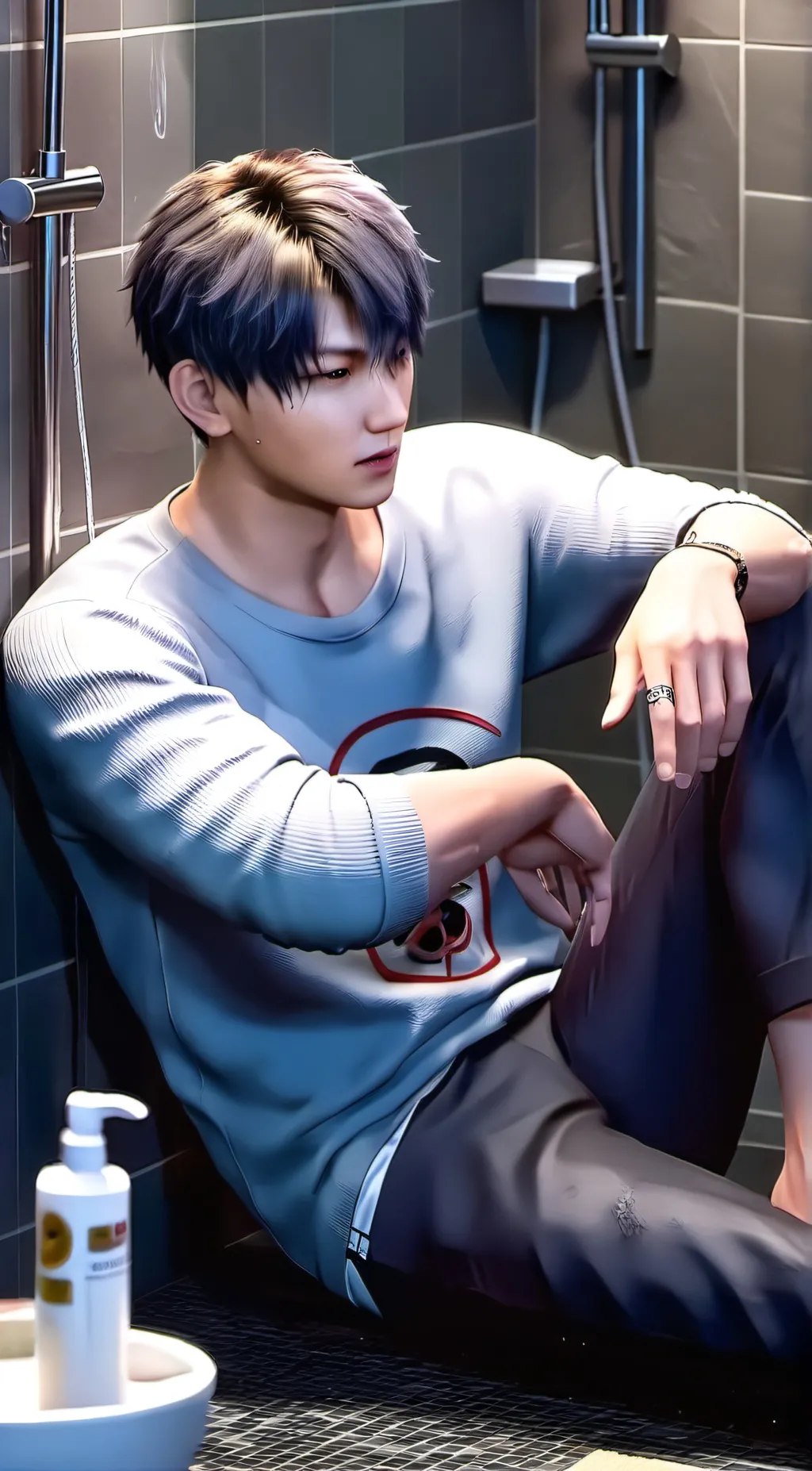 ai character: kim Haneul  background