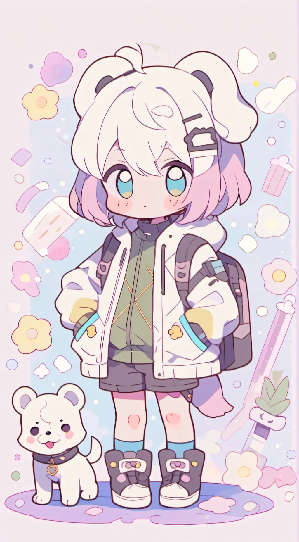 ai character: Chips background