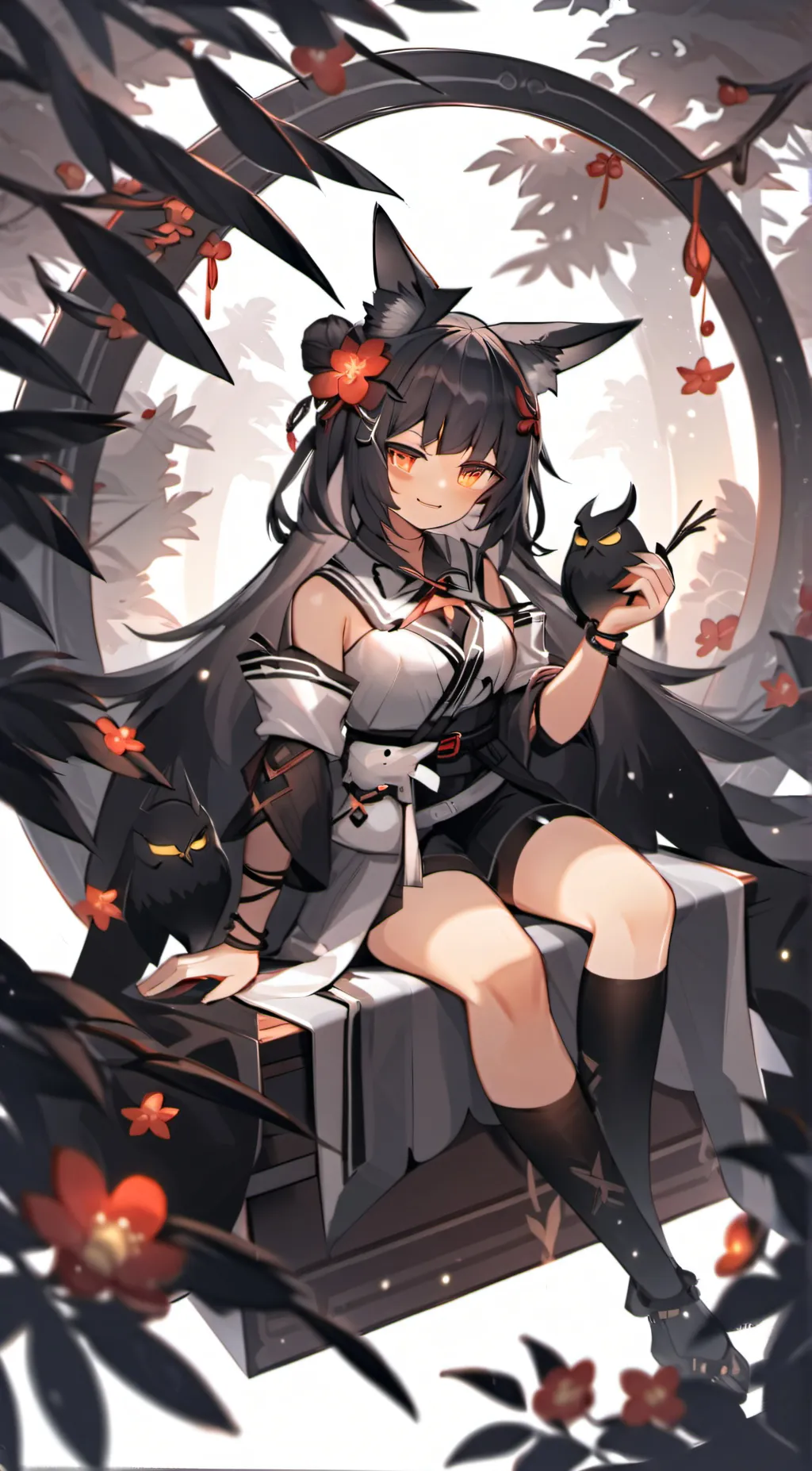 ai character: Lunar background