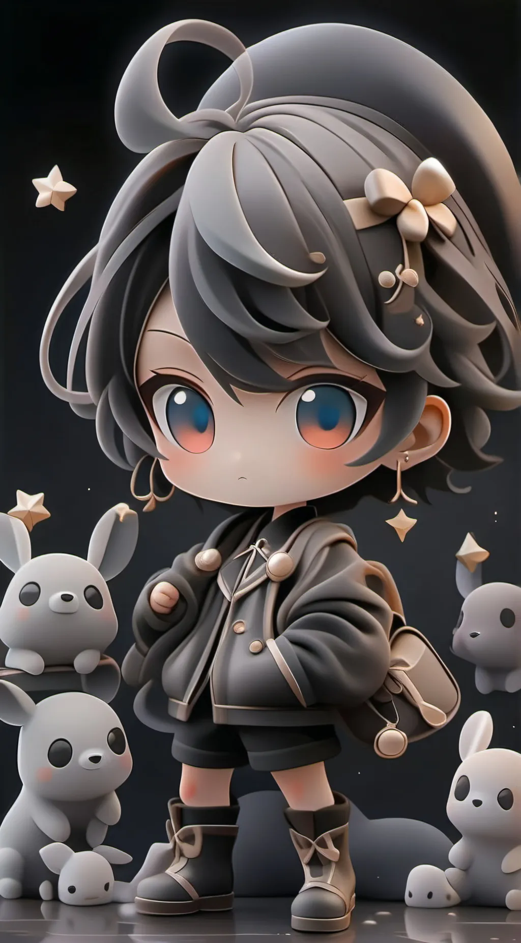 ai character: Ash background