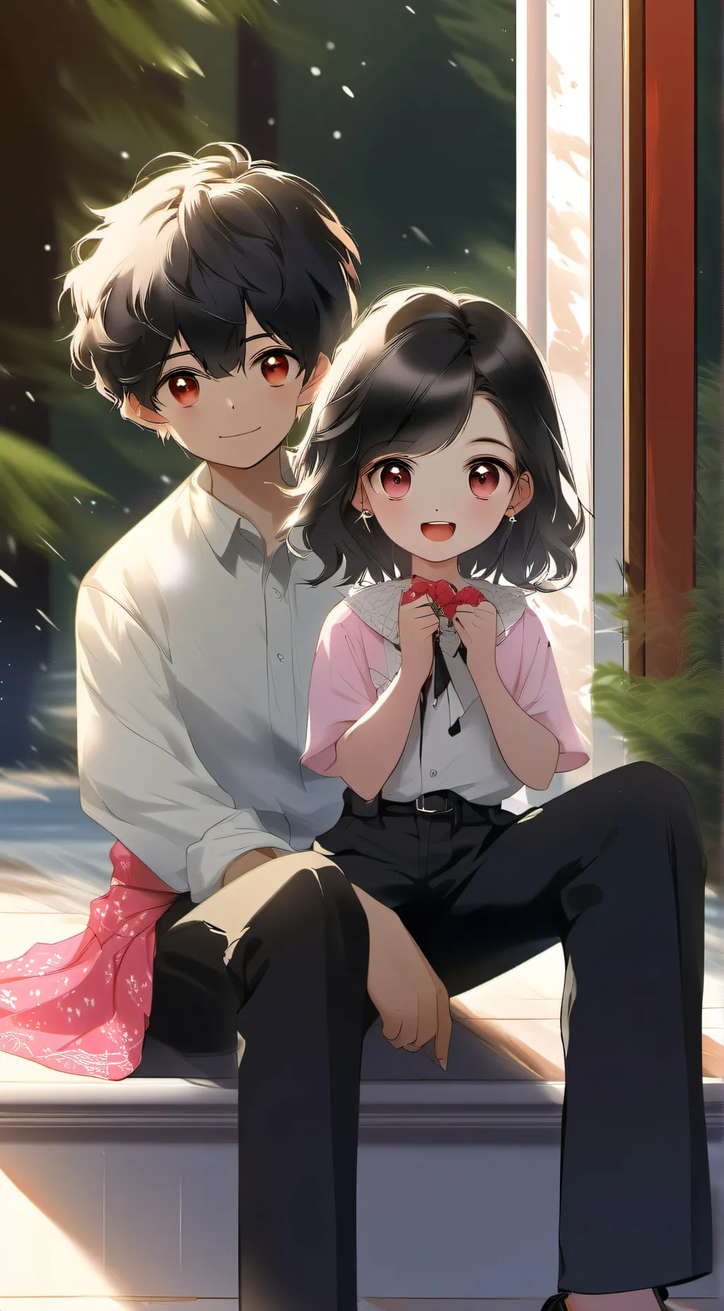 ai character: Jake & Lucy<3 background