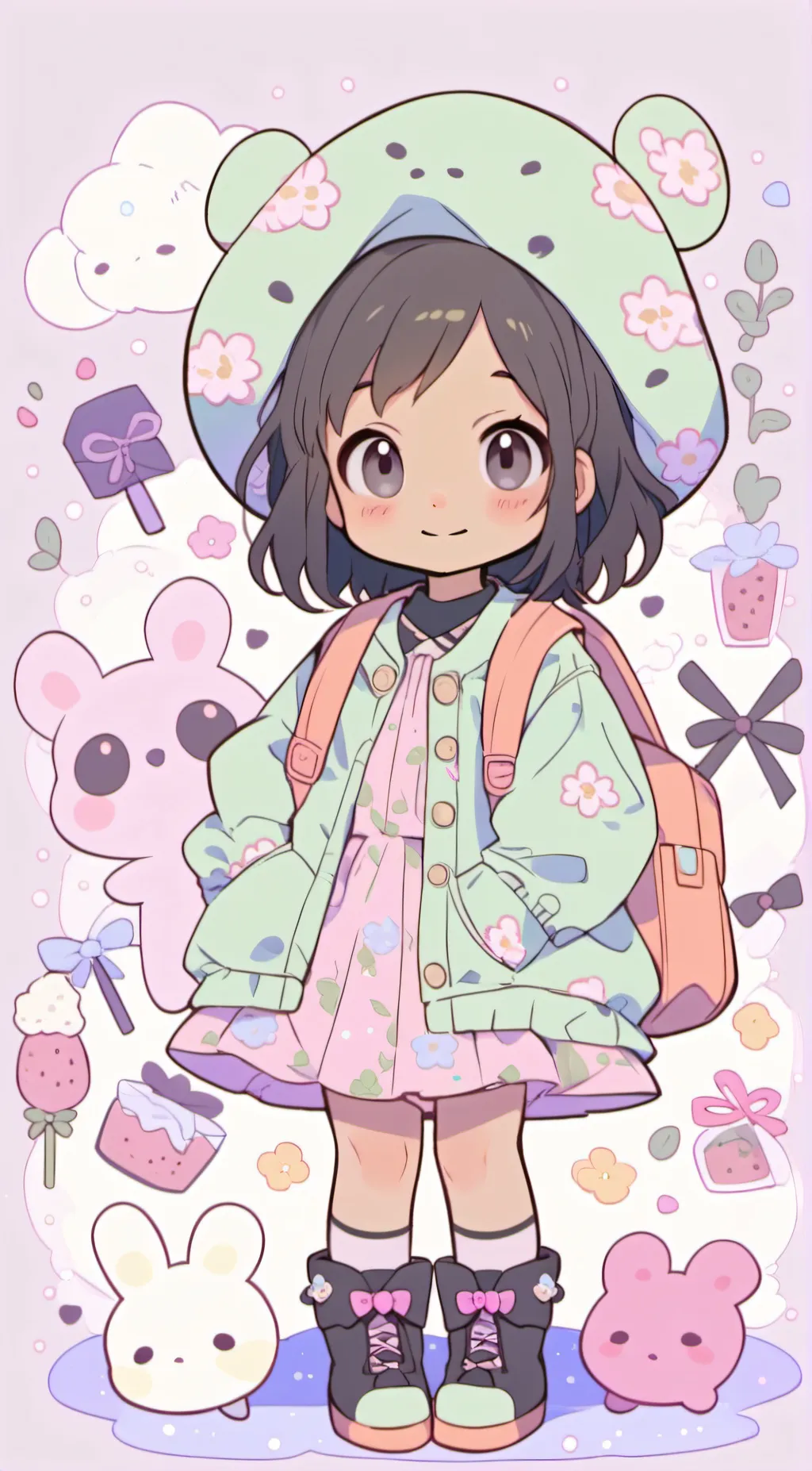 ai character: Coco background