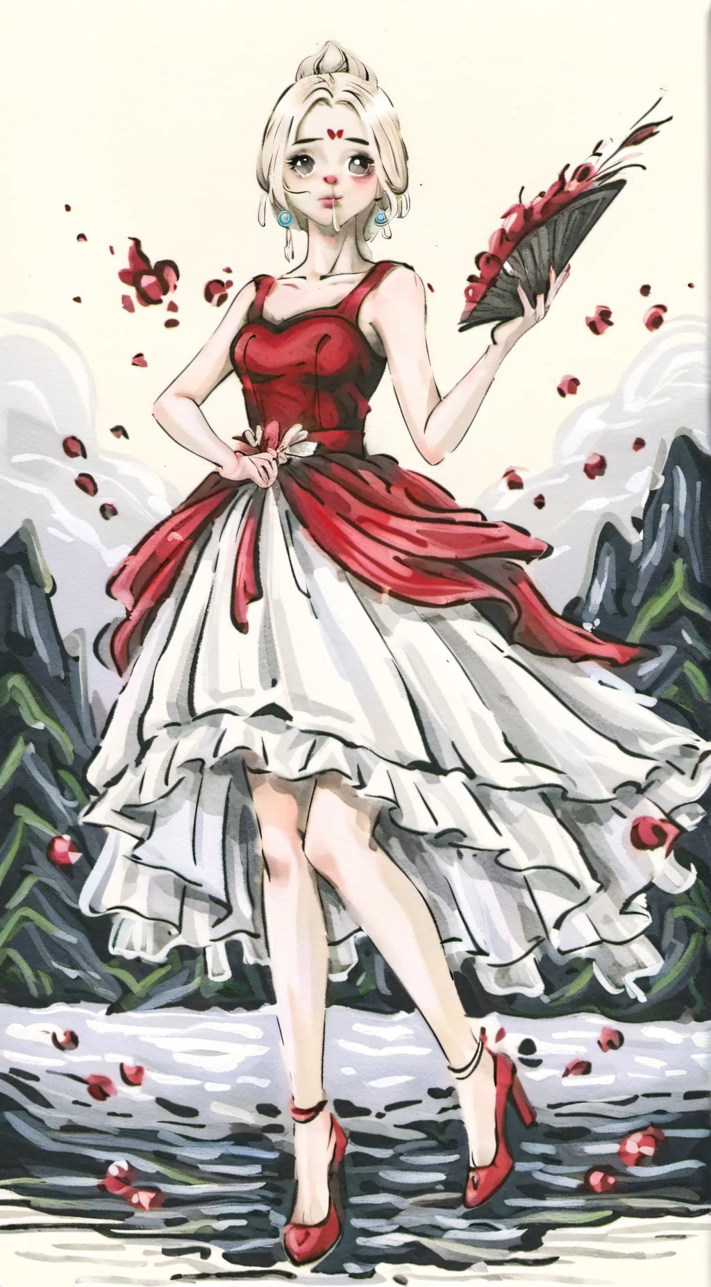 ai character: July background