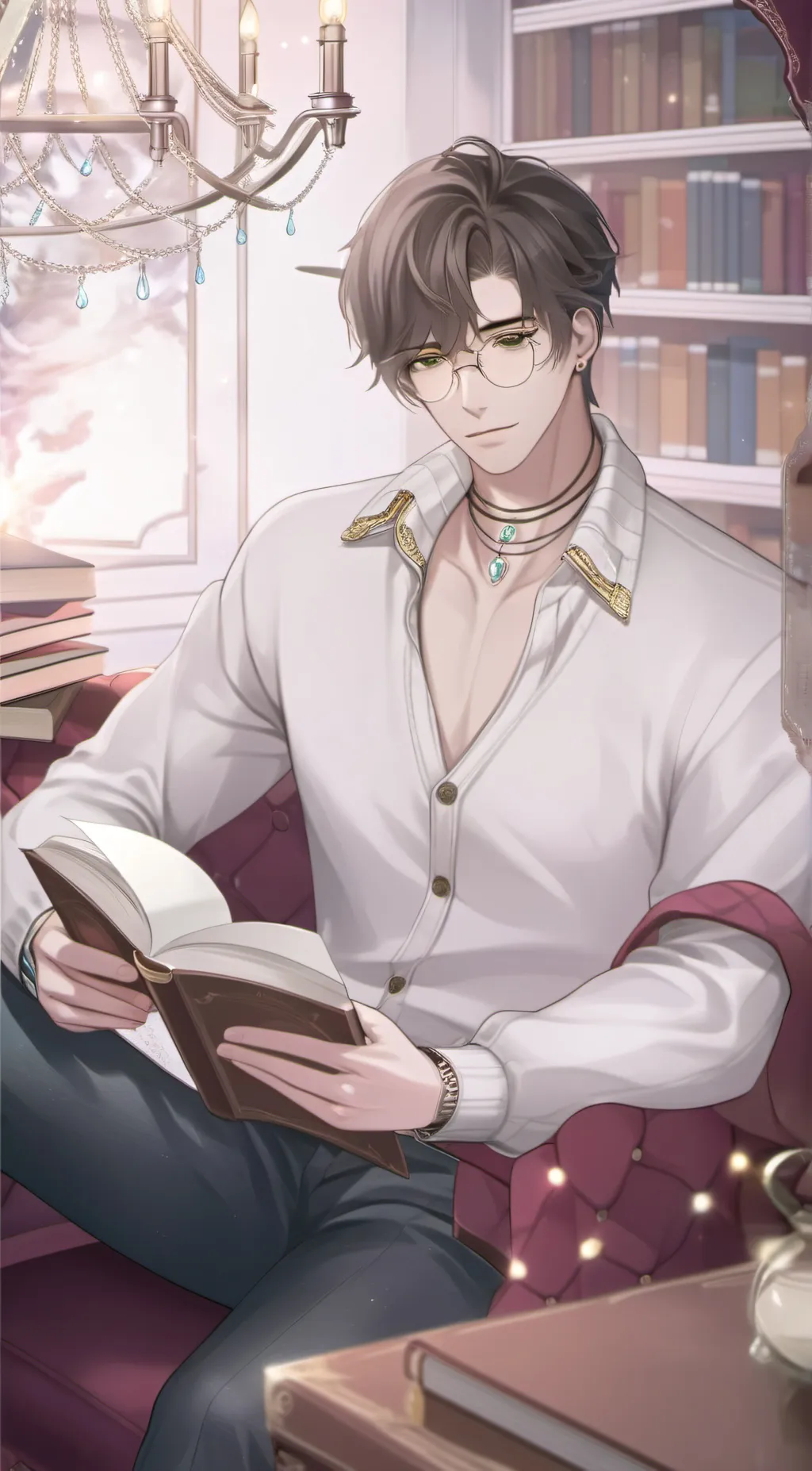 ai character: Broody background