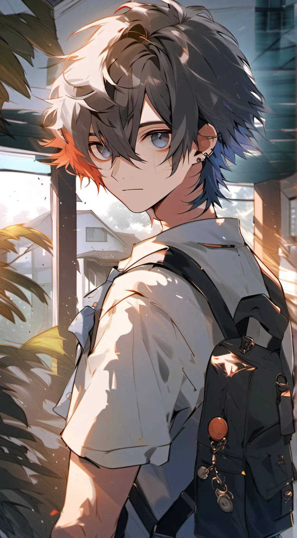 ai character: issac,♧ background