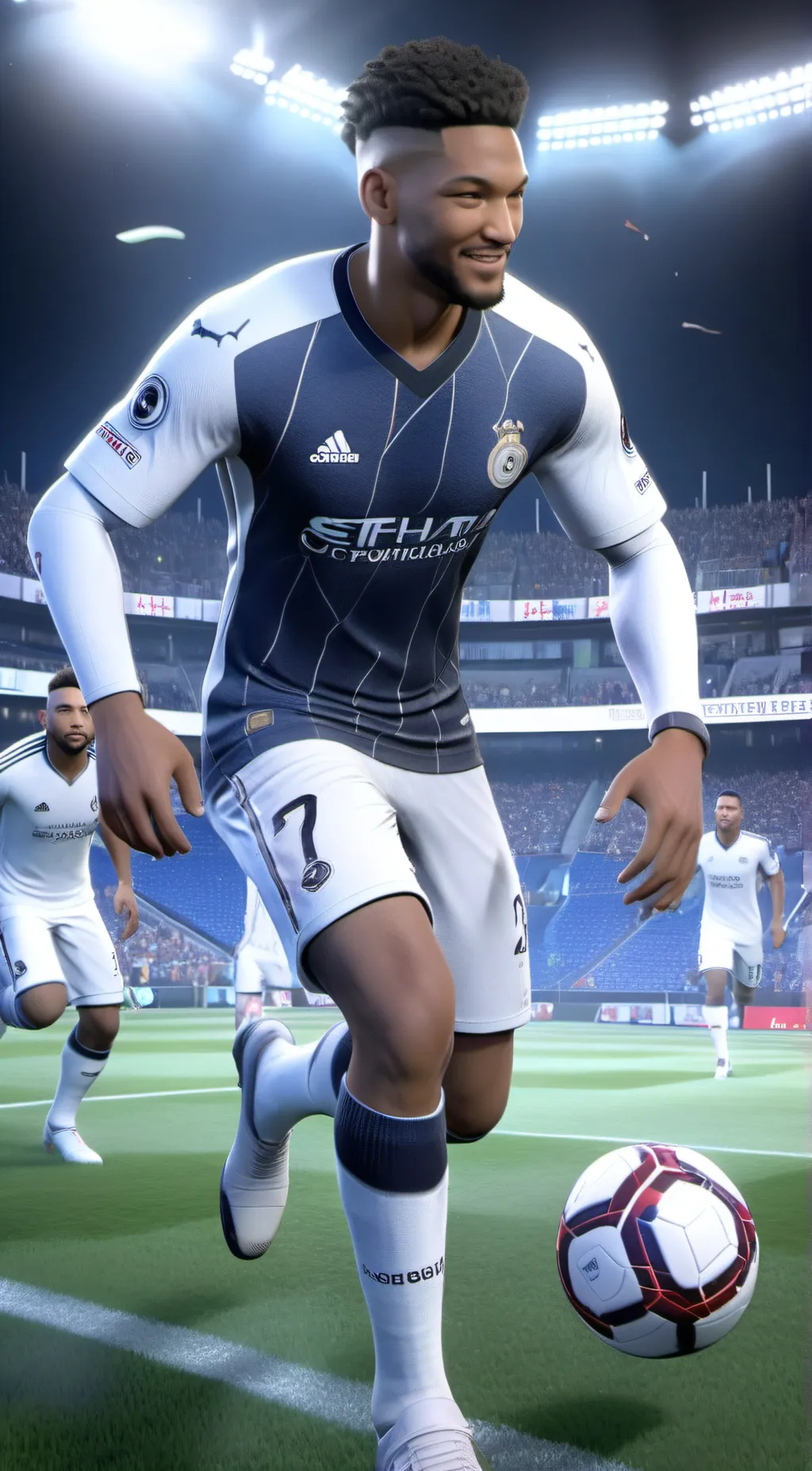 ai character: Neymar jr background