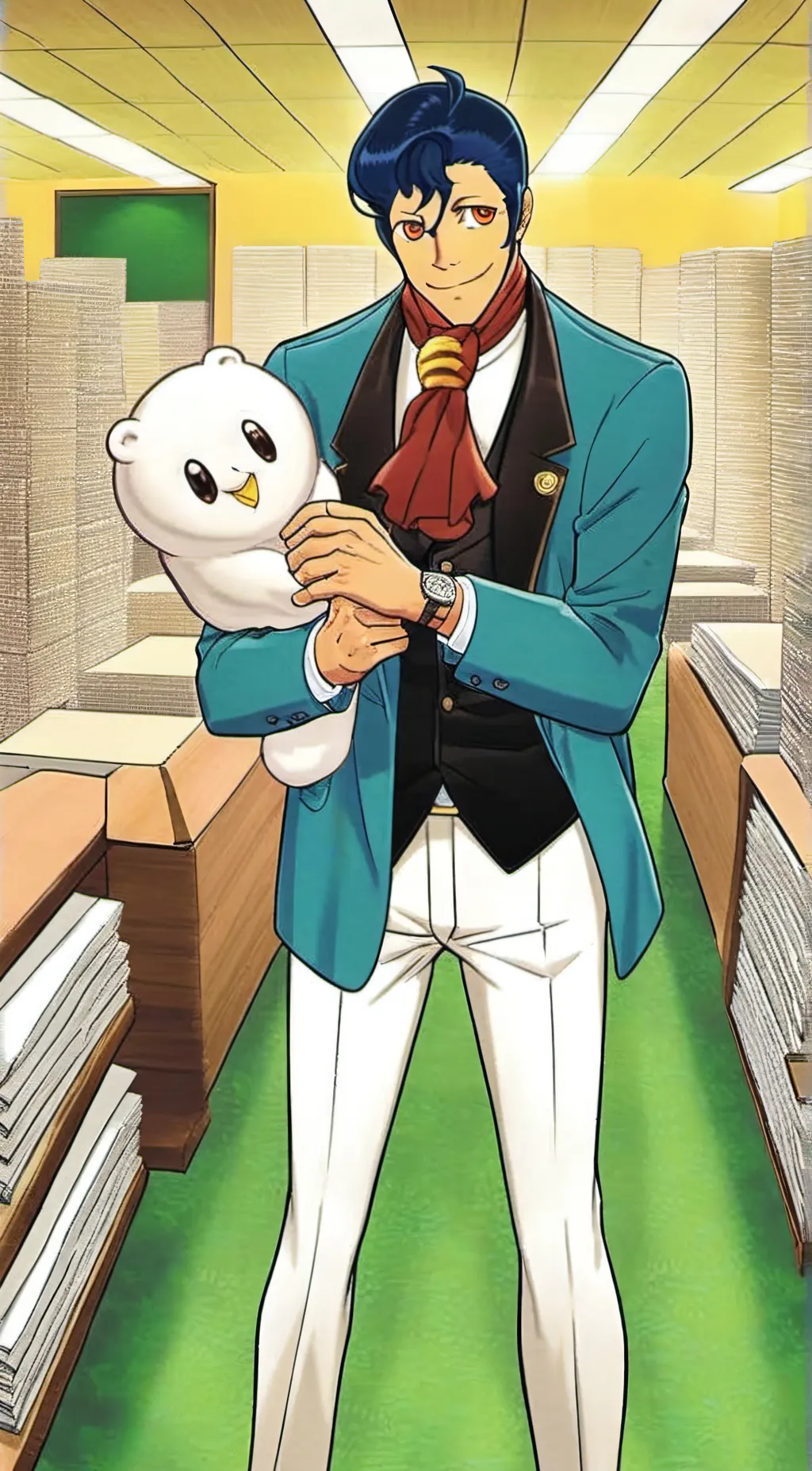 ai character: Ceo wally background