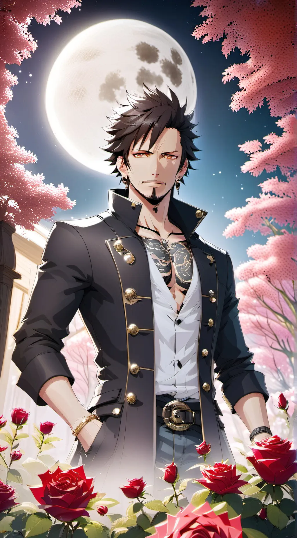 ai character: Trafalgar Law background