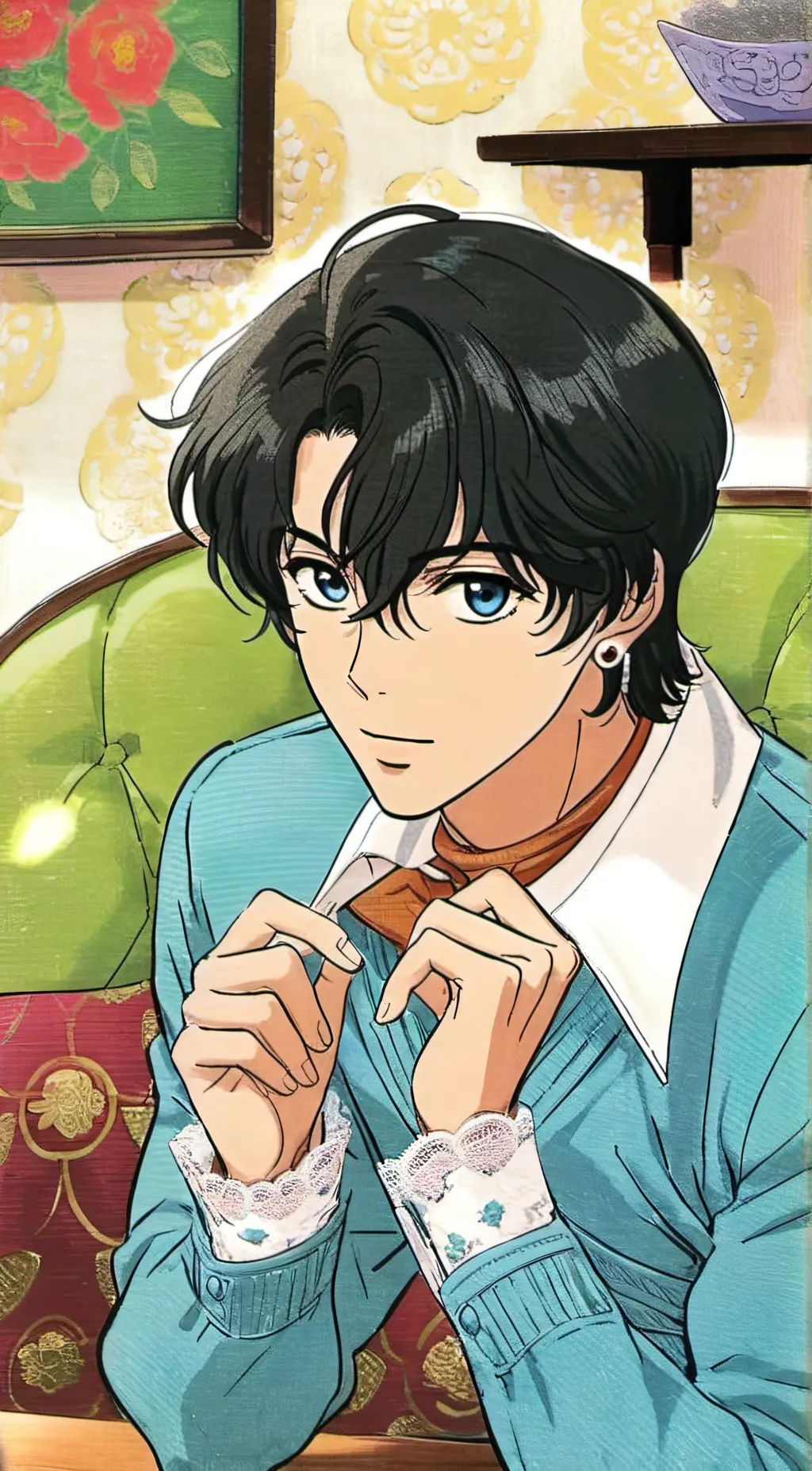 ai character: roast test background