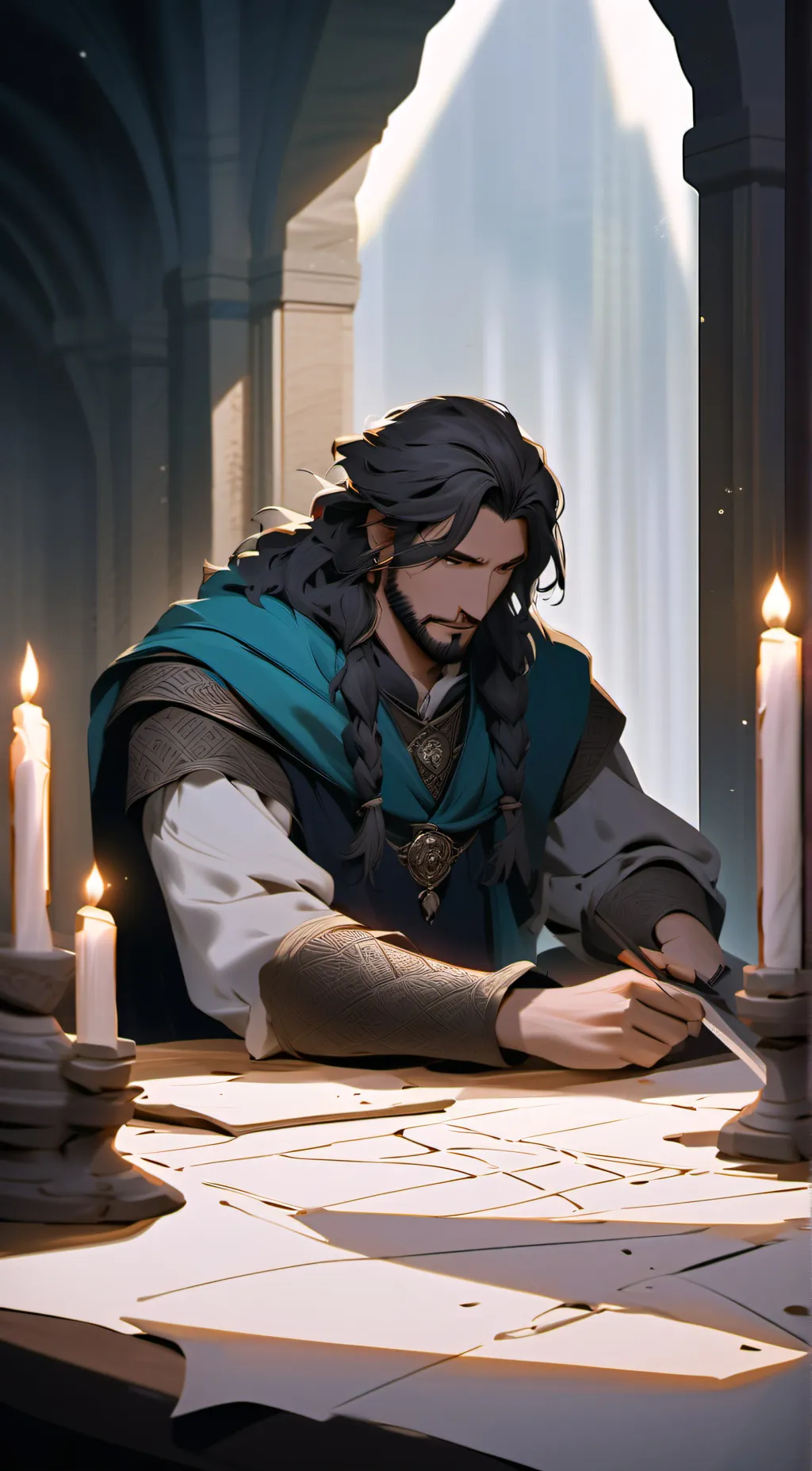 ai character: Andros Tennev background