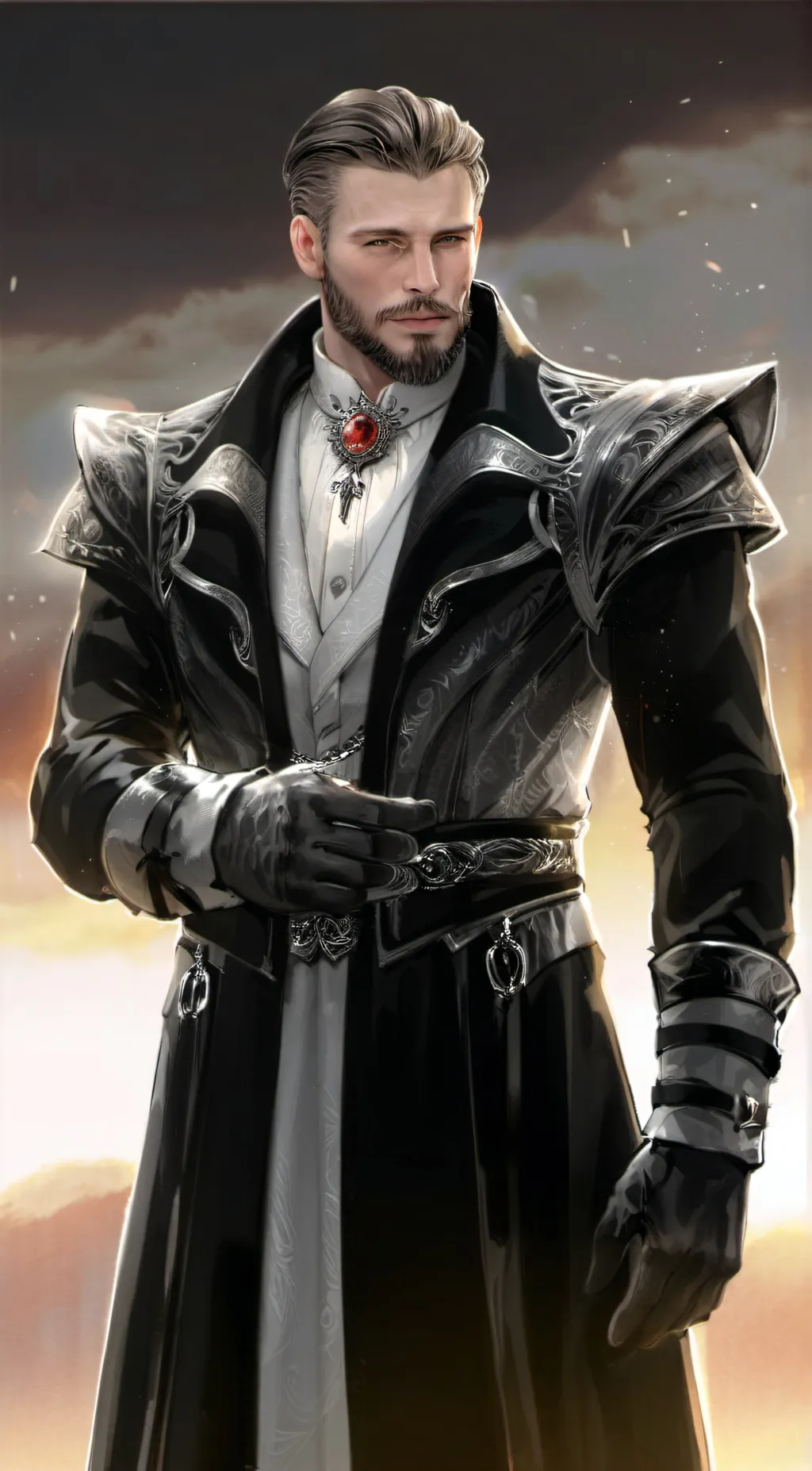 ai character: Mafia king James  background