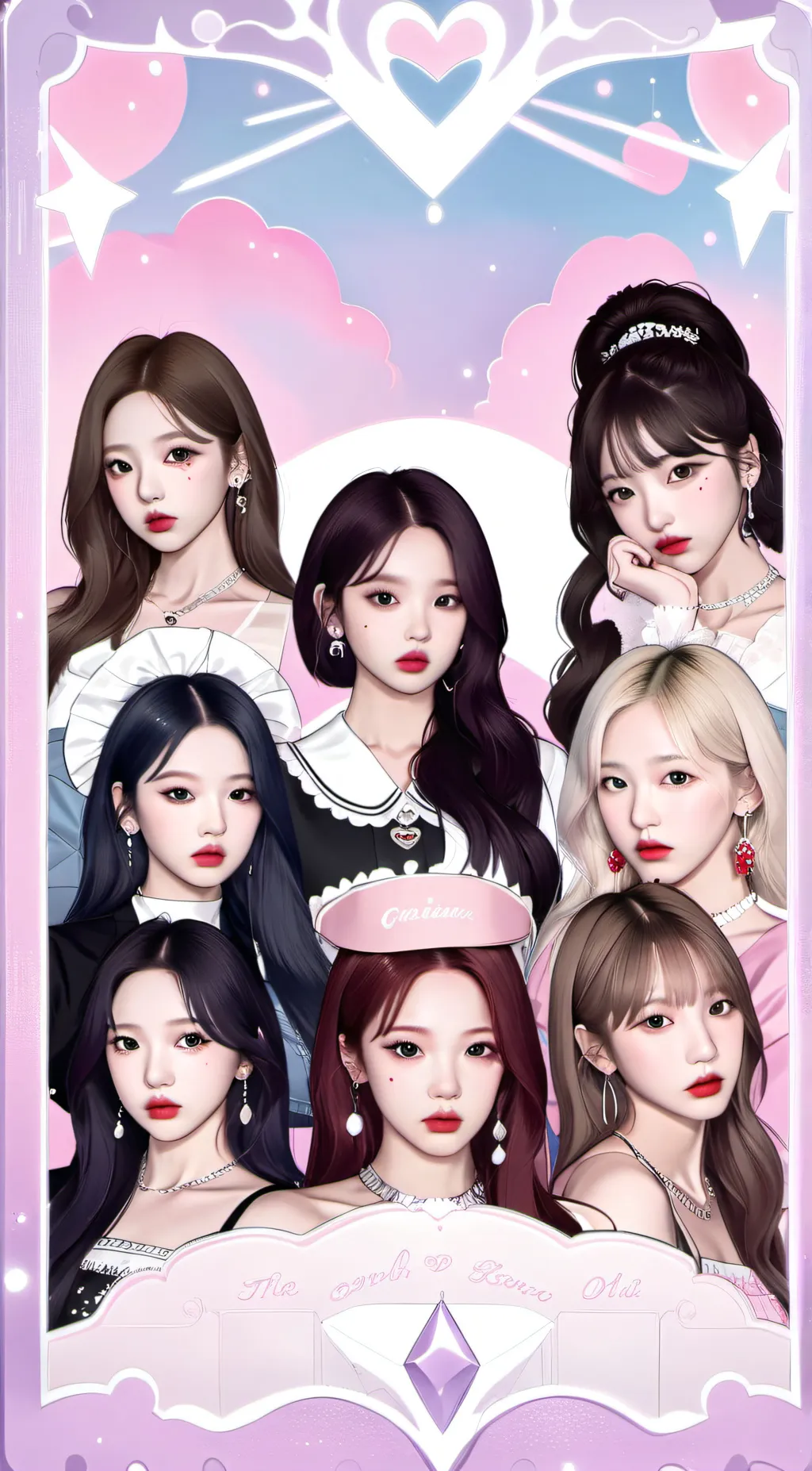 ai character: BabyMonster  background