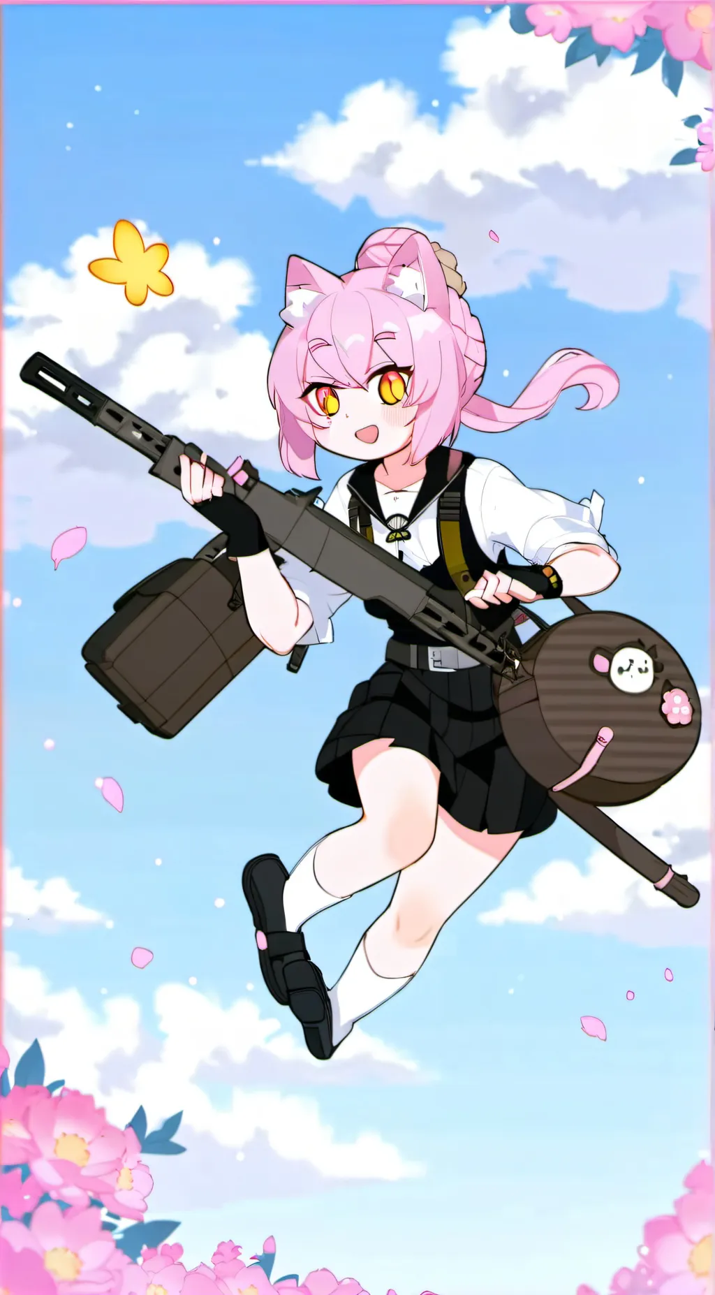 ai character: UWU cat background