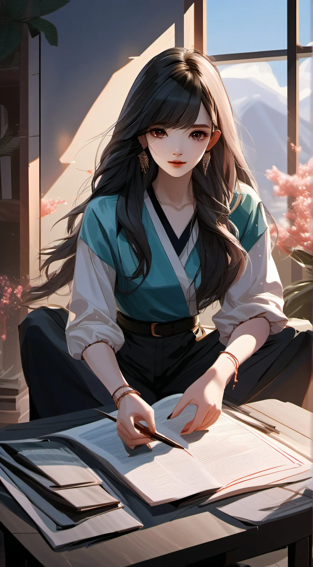 ai character: azzy background