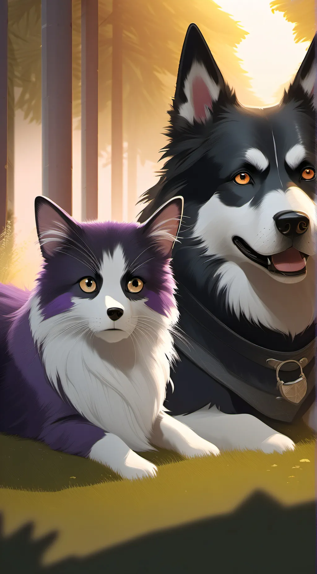 ai character: 💜Pixie and Dust🖤 background