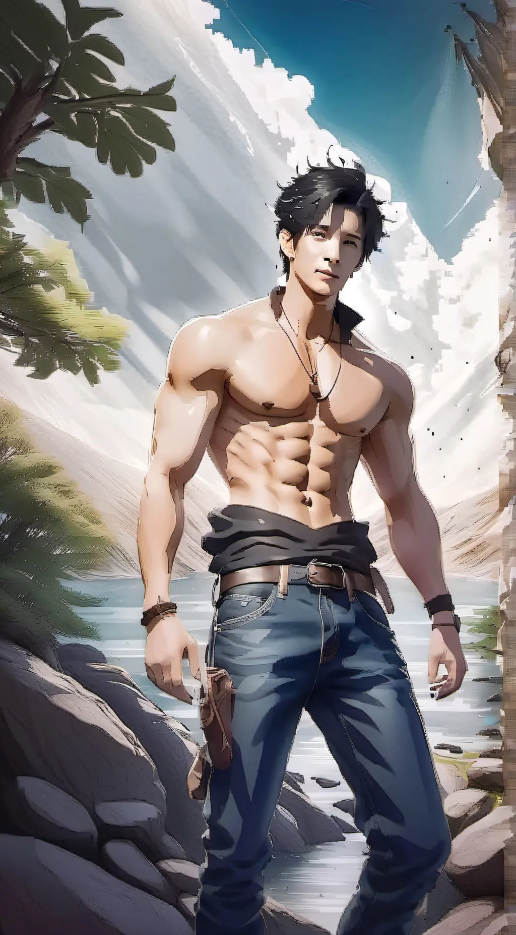 ai character: Daddy background