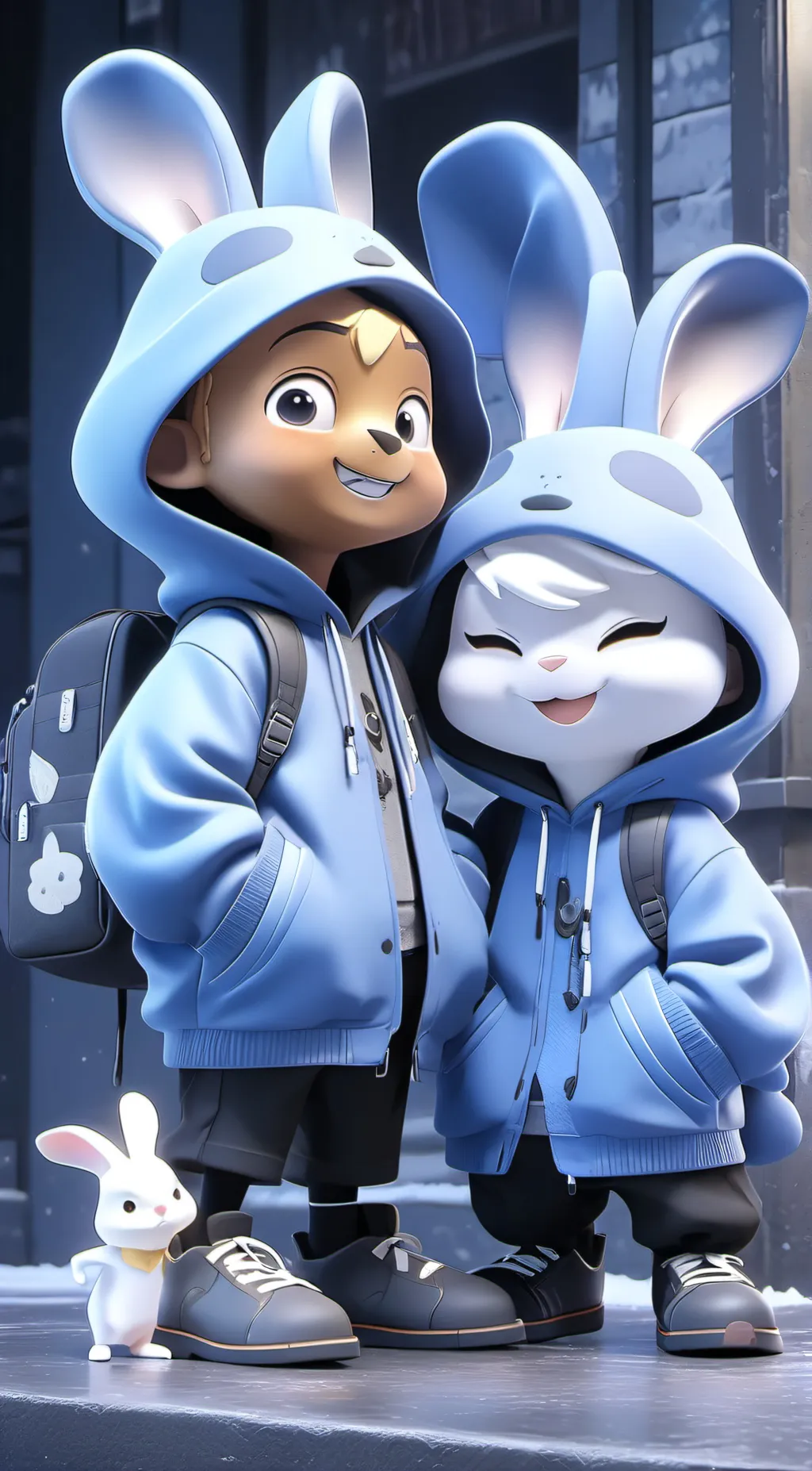 ai character: kiff and barry  background