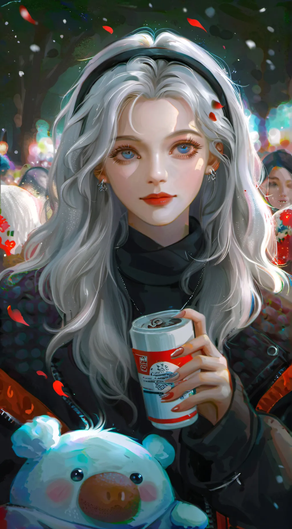 ai character: - Alina - background