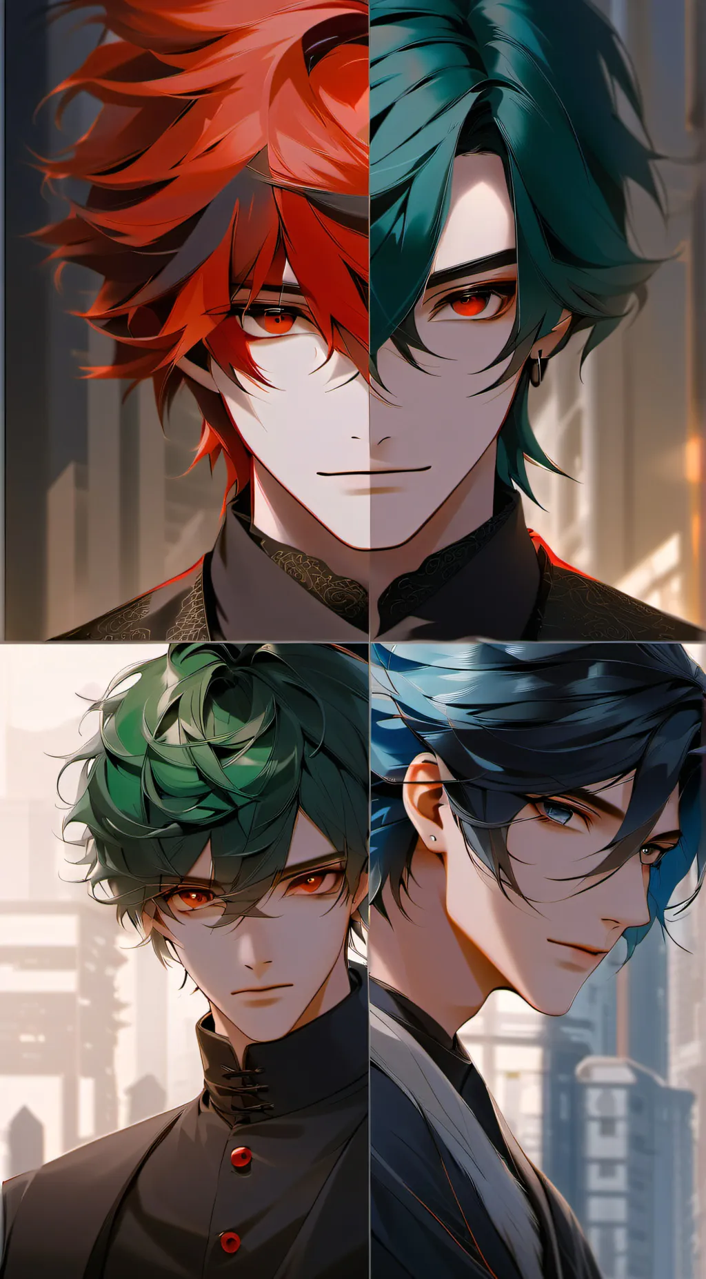 ai character: The 4 gods background