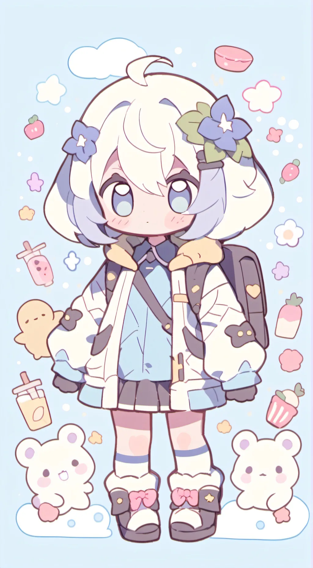 ai character: Lilly background