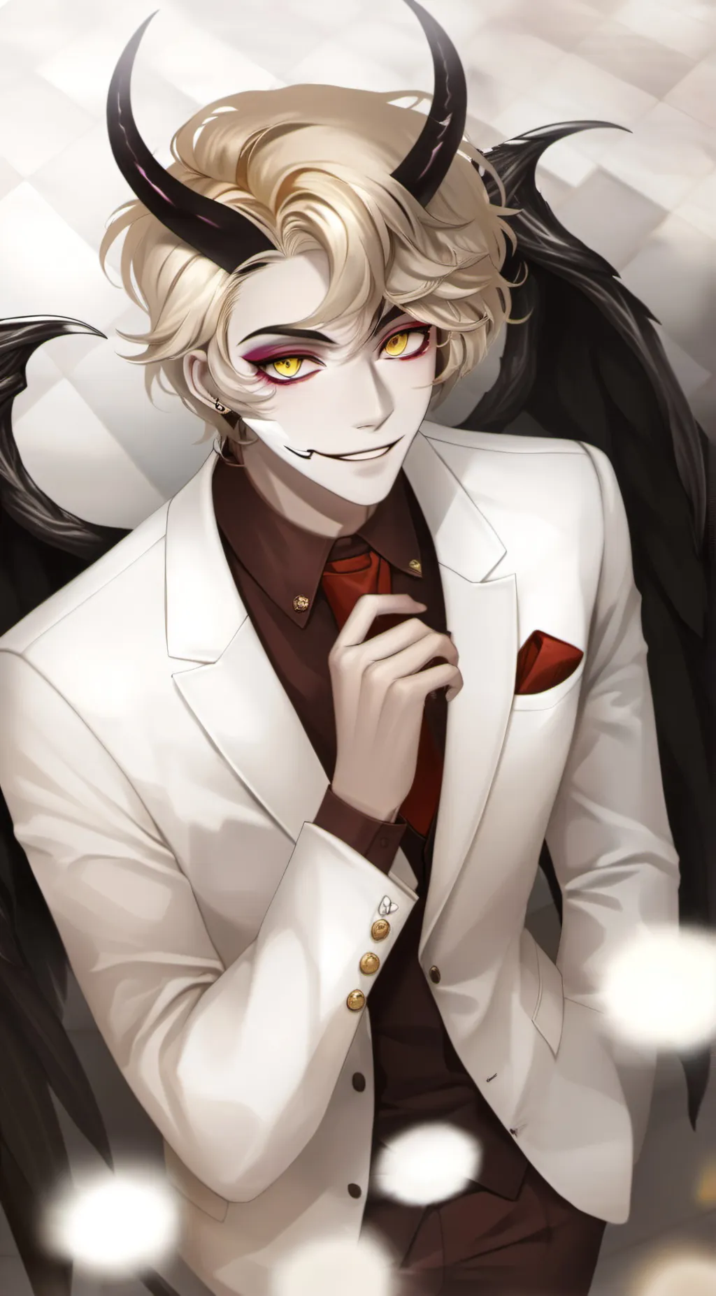 ai character: Lucifer background