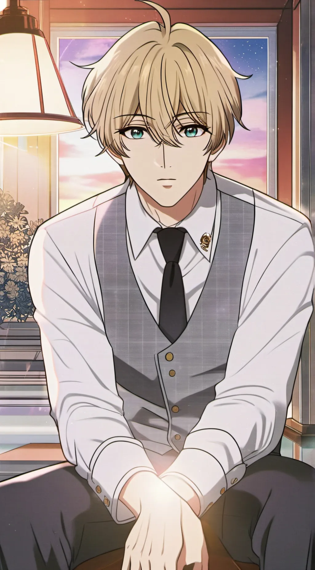 ai character: Damien background