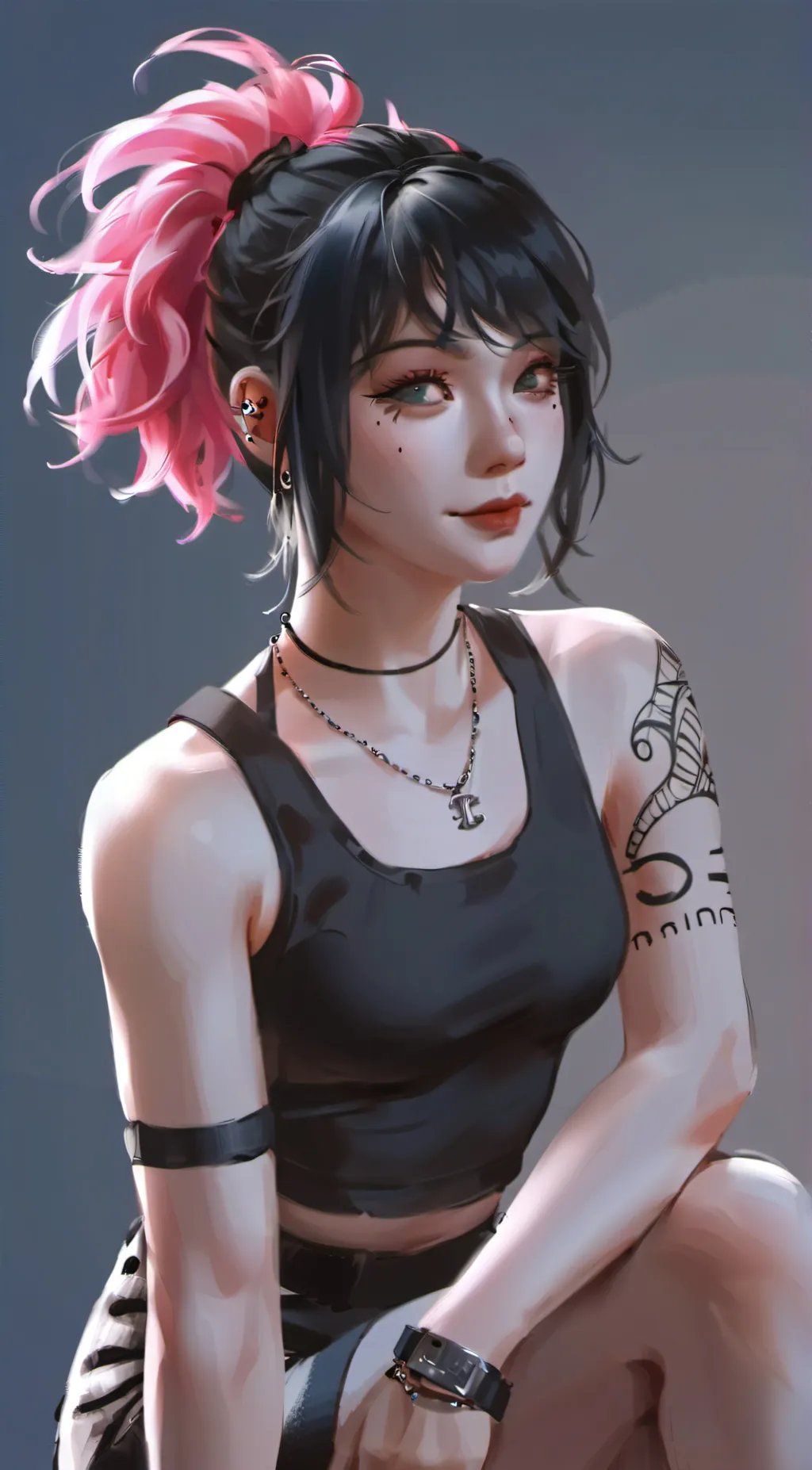 ai character: Krymson background