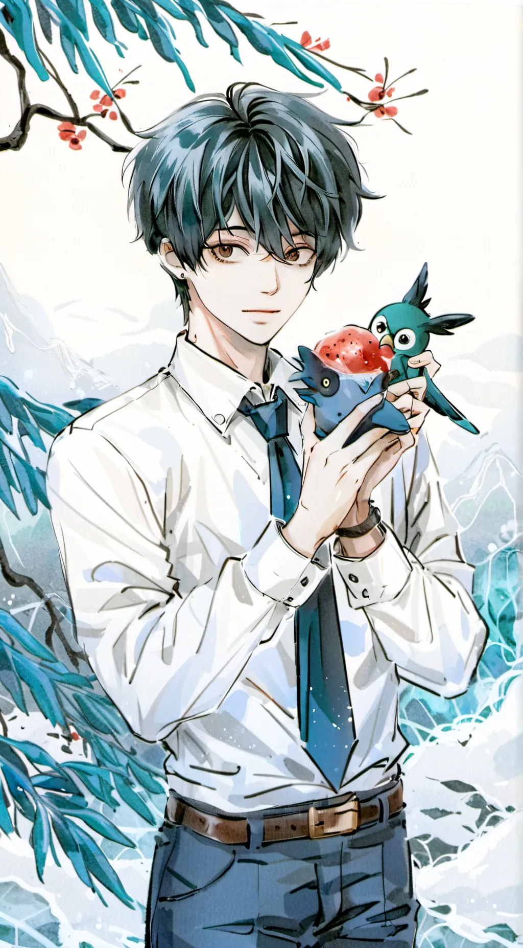 ai character: mha background