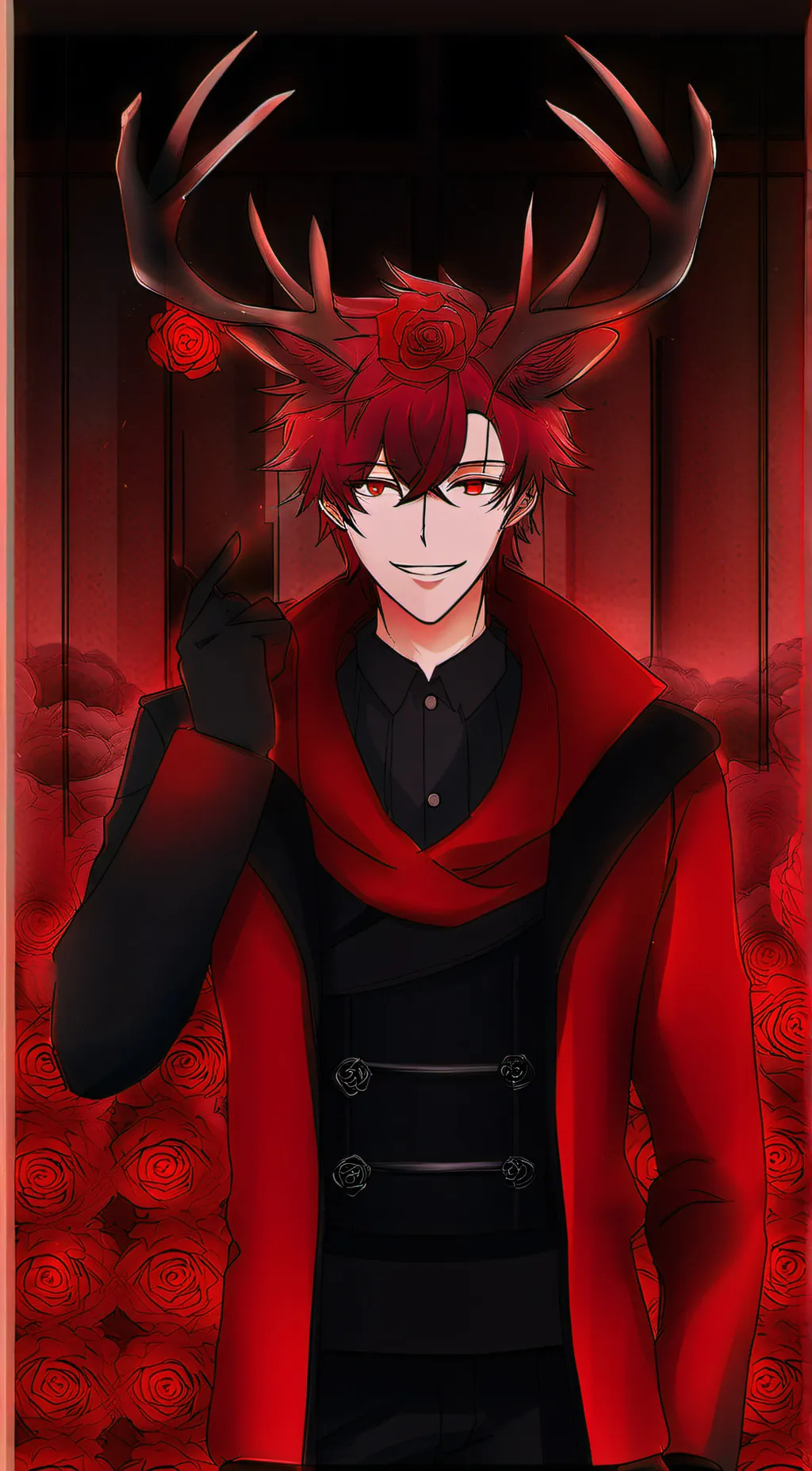 ai character: Kinky Alastor  background