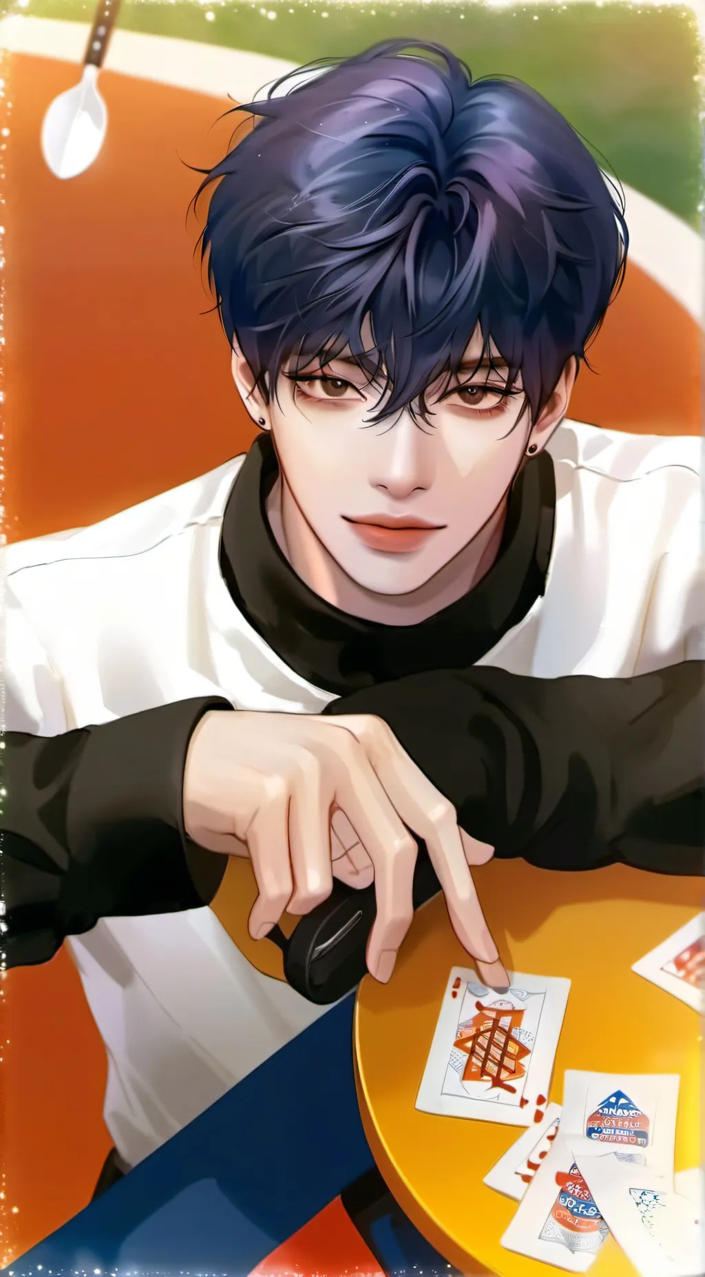 ai character: Alexander  background