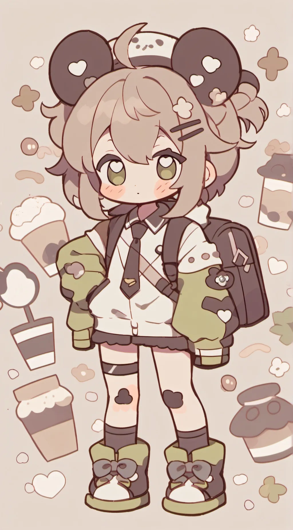 ai character: Katie  background