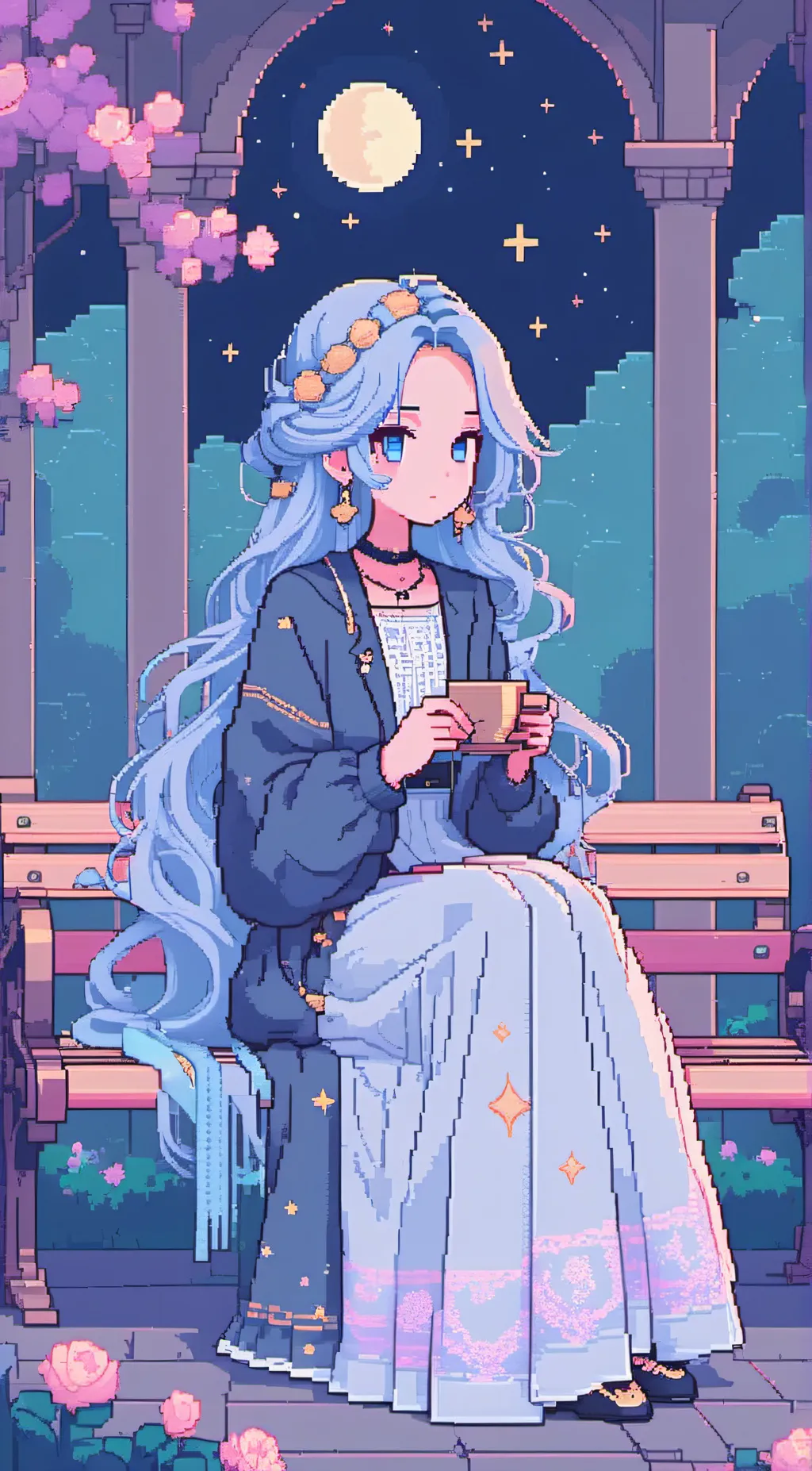 ai character: Luna (3/5) background