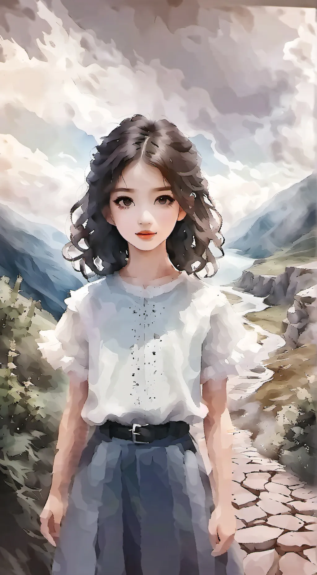 ai character: Aaliyah background